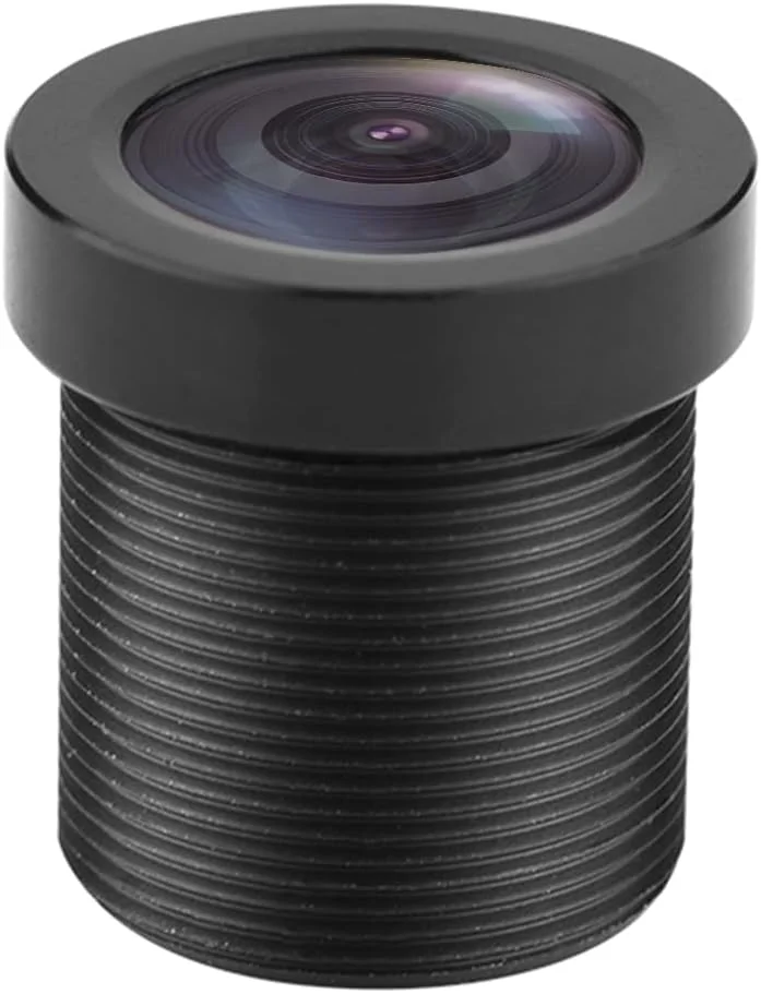 لنز دوربین 1.8 میلی‌متری با زاویه دید 150 درجه، لنز دوربین مداربسته M12*0.5، لوازم جانبی لنز دوربین برای تراشه‌های CCD 1/3 و 1/4 اینچی دوربین مداربسته