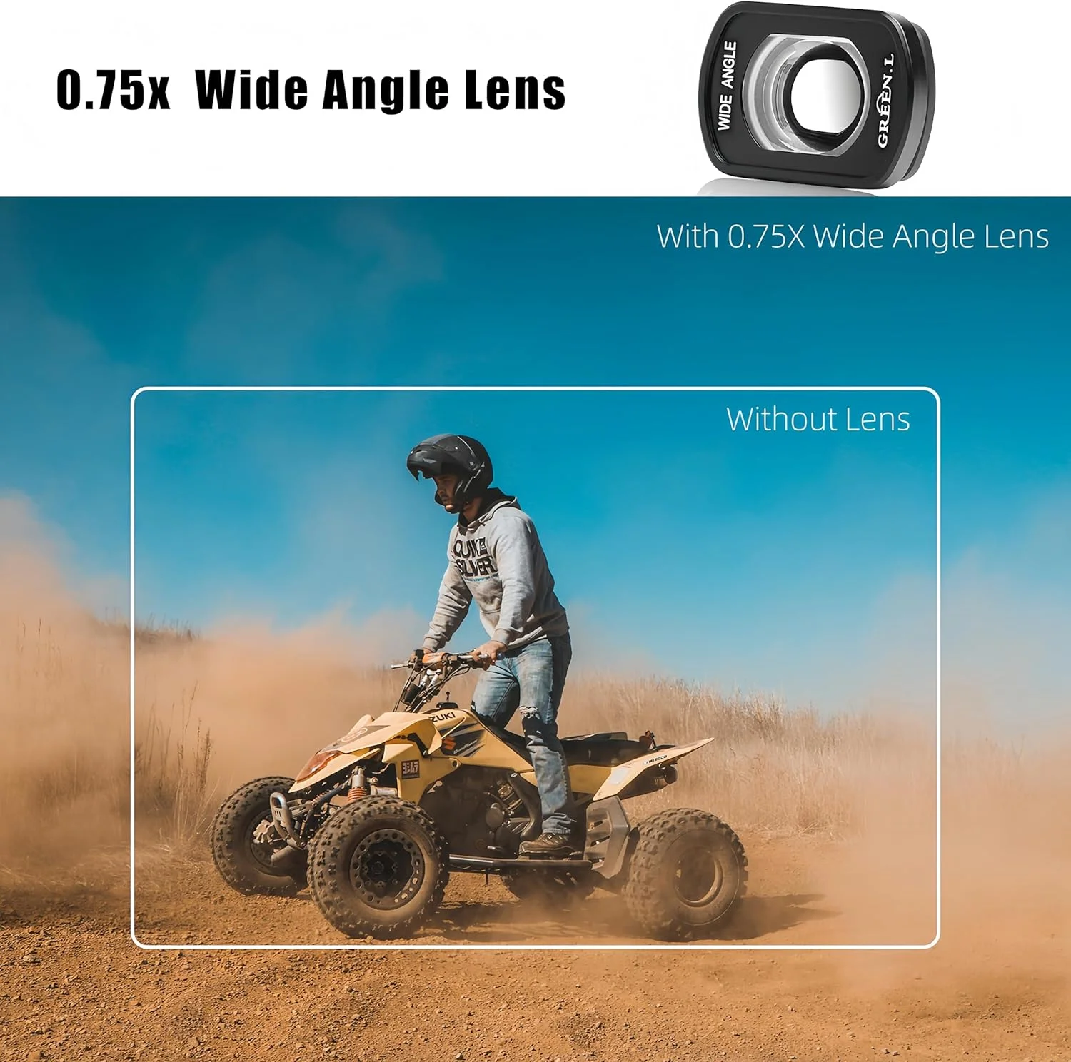 لنز واید انگل 0.75X سازگار با DJI OSMO Pocket 3 لنز واید انگل 0.75X سازگار با DJI OSMO Pocket 3