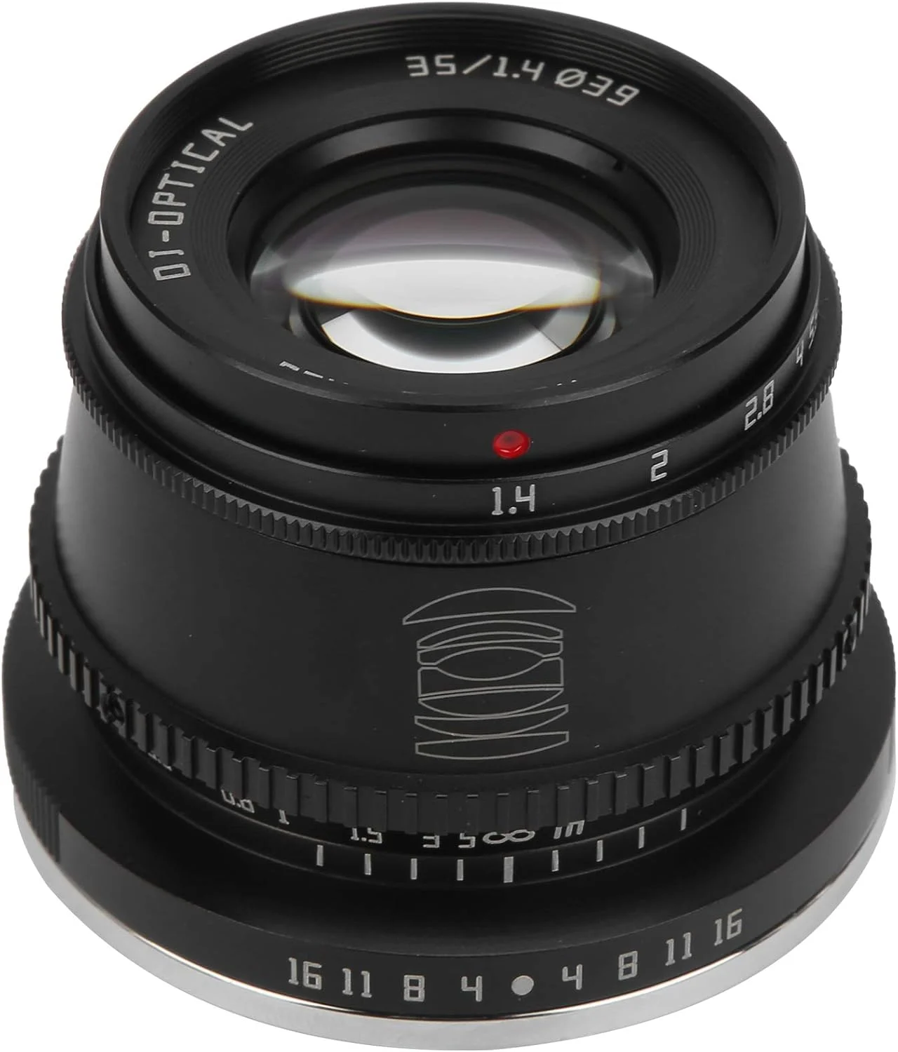 لنز پرتره 35 میلی‌متری F1.4، لنز دوربین با دیافراگم بزرگ APSC - زاویه دید باز 45 درجه - برای Canon M3/M5/M6/M6 II/M10 با مانت EOSM