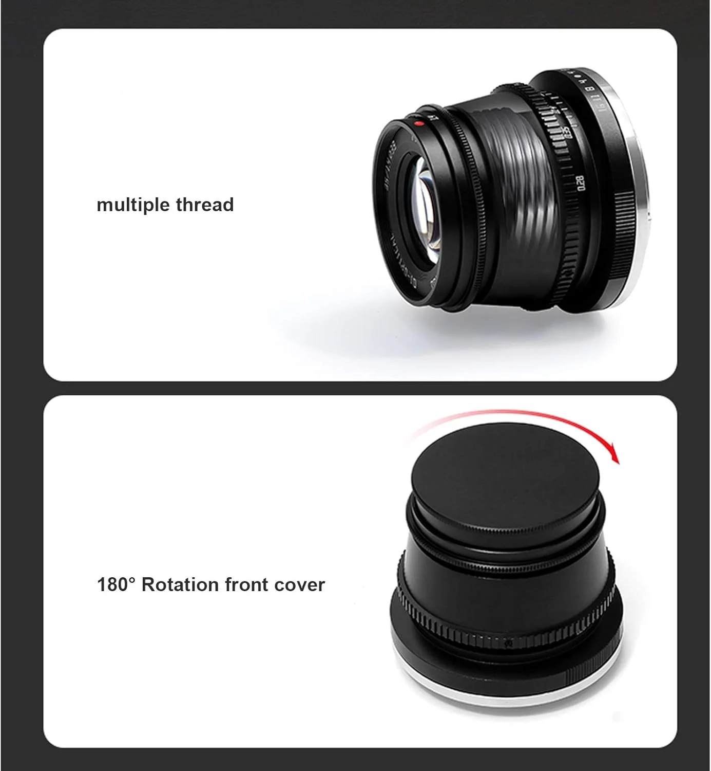 لنز پرتره 35 میلیمتری F1.4، لنز دوربین با دیافراگم بزرگ APSC - زاویه دید باز 45 درجه - برای Canon M3/M5/M6/M6 II/M10 با مانت EOSM لنز پرتره 35 میلیمتری F1.4، لنز دوربین با دیافراگم بزرگ APSC - زاویه دید باز 45 درجه - برای Canon M3/M5/M6/M6 II/M10 با مانت EOSM