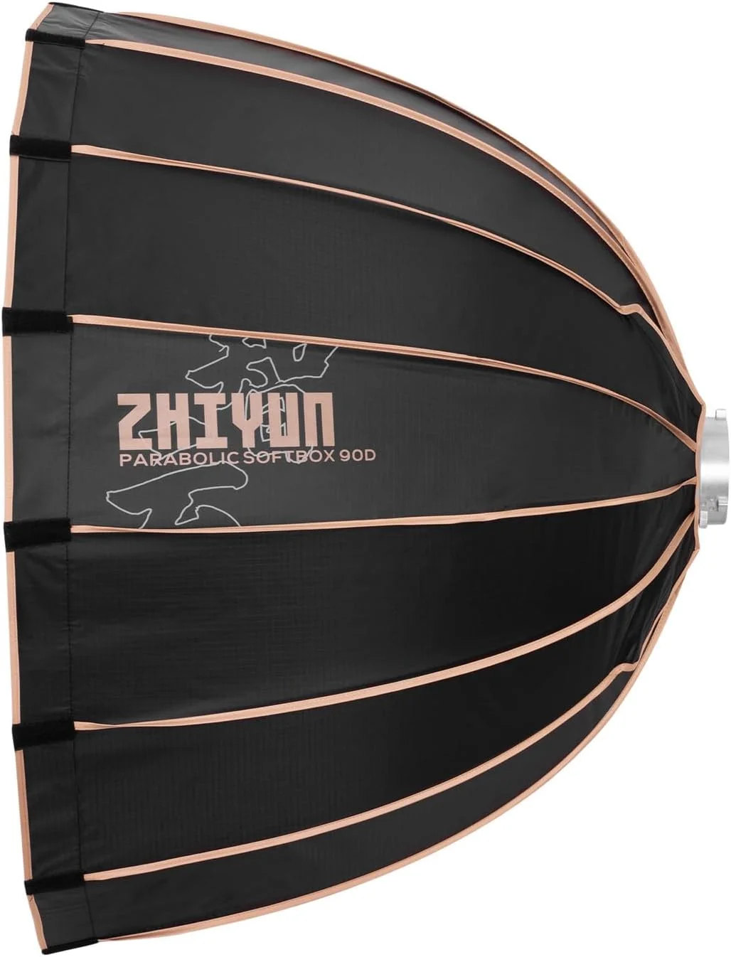 نرم باکس سهموی 90 سانتی متری ZHIYUN مدل Diffuser 90D با مانت بوئن برای نور ویدئویی ال ای دی Zhiyun G200 نرم باکس سهموی 90 سانتی متری ZHIYUN مدل Diffuser 90D با مانت بوئن برای نور ویدئویی ال ای دی Zhiyun G200