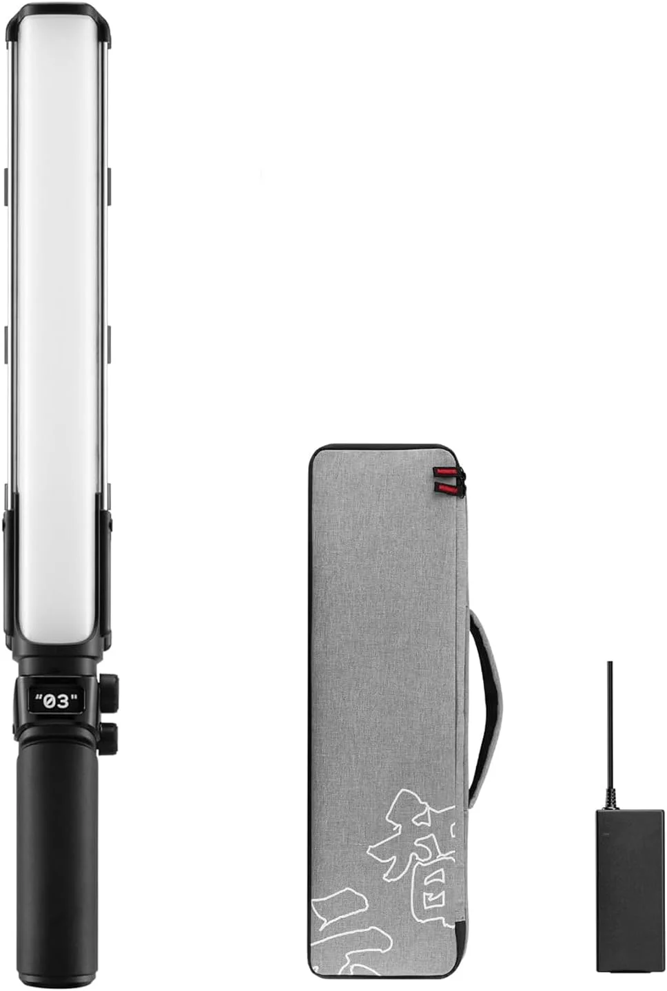 چراغ ویدئویی ZHIYUN V60 [رسمی] چراغ عصایی 60 وات، مشکی