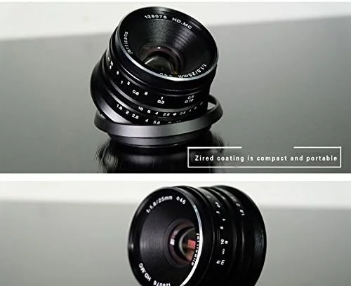 لنز 25mm F1.8 با زاویه دید عریض APS-C با فوکوس دستی 7artisans برای دوربین های Sony E-mount مانند A7 A7II A7R A7RII A7S A7SII A6500 A6300 A6000 A5100 A5000 EX-3 NEX-3N NEX-3R NEX-F3K NEX-5 NEX-5N (مشکی) لنز 25mm F1.8 با زاویه دید عریض APS-C با فوکوس دستی 7artisans برای دوربین های Sony E-mount مانند A7 A7II A7R A7RII A7S A7SII A6500 A6300 A6000 A5100 A5000 EX-3 NEX-3N NEX-3R NEX-F3K NEX-5 NEX-5N (مشکی)