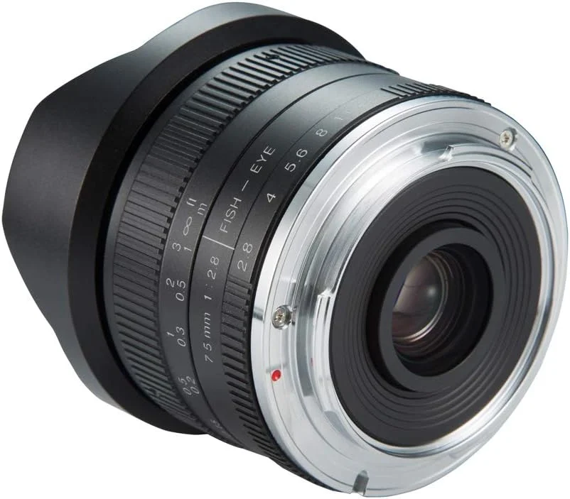 لنز فیش آی زاویه باز ثابت 7.5 میلی متری F2.8 APS-C هفت آرتیسان برای دوربین های بدون آینه کامپکت کانن با مانت Canon EF-M مدل های M1 M2 M3 M5 M6 M10 - مشکی لنز فیش آی زاویه باز ثابت 7.5 میلی متری F2.8 APS-C هفت آرتیسان برای دوربین های بدون آینه کامپکت کانن با مانت Canon EF-M مدل های M1 M2 M3 M5 M6 M10 - مشکی