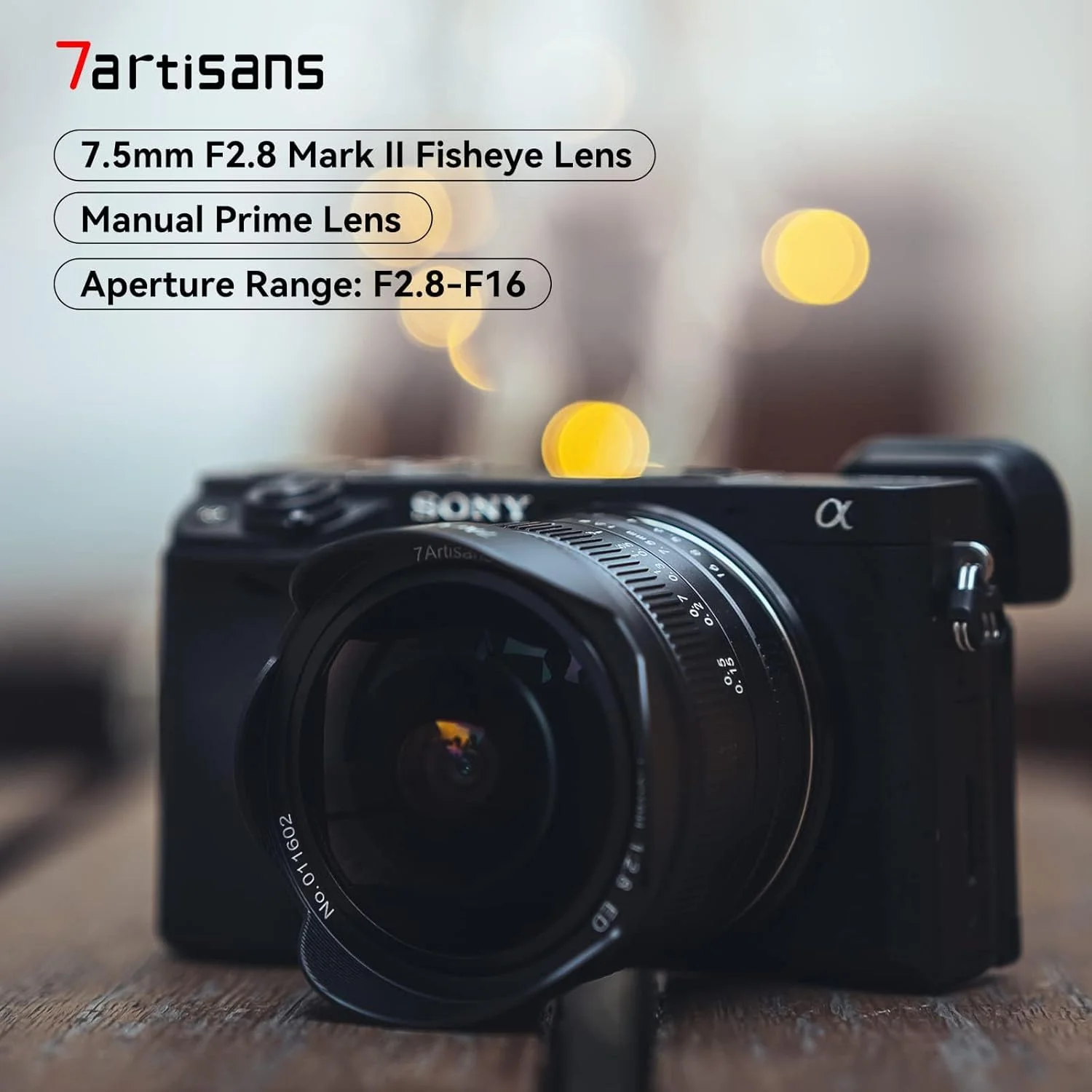 لنز ثابت دستی 7artisans 7.5mm f2.8 Mark II APS-C Fisheye Wide Angle برای دوربین های بدون آینه Canon R Mount مدل های R RP R5 R6 لنز ثابت دستی 7artisans 7.5mm f2.8 Mark II APS-C Fisheye Wide Angle برای دوربین های بدون آینه Canon R Mount مدل های R RP R5 R6