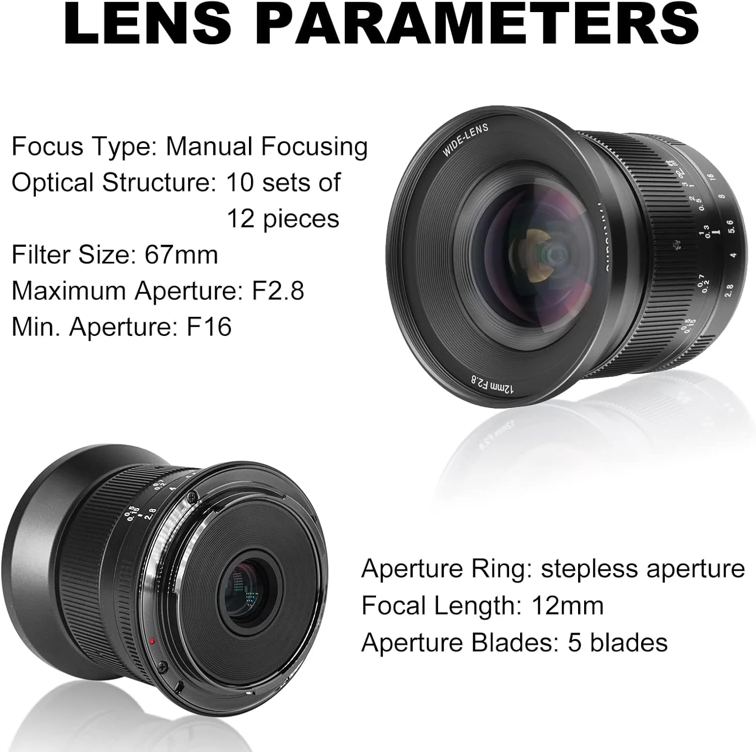 لنز پرایم 12mm F2.8 Mark Ⅱ الترا واید انگل APS-C با فوکوس دستی 7artisans سازگار با دوربین های بدون آینه Canon RF Mount مدل های EOS R/EOS R3/EOS RP/EOS R5/EOS R6 لنز پرایم 12mm F2.8 Mark Ⅱ الترا واید انگل APS-C با فوکوس دستی 7artisans سازگار با دوربین های بدون آینه Canon RF Mount مدل های EOS R/EOS R3/EOS RP/EOS R5/EOS R6