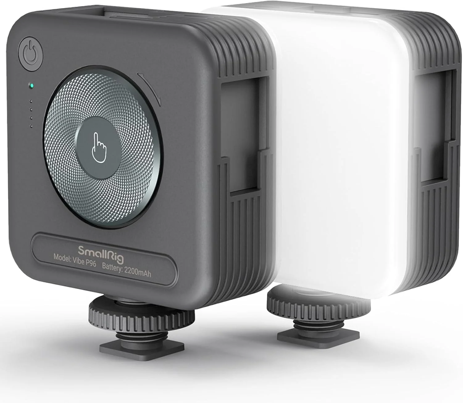 چراغ ویدئویی LED کوچک SmallRig simorr، چراغ های قابل حمل دوربین، 96 مهره LED برای نورپردازی ویدئویی عکاسی، پنل قابل تنظیم 2700-6500K با قابلیت شارژ 2200mAh CRI 95+ با 3 کفشک سرد 3286