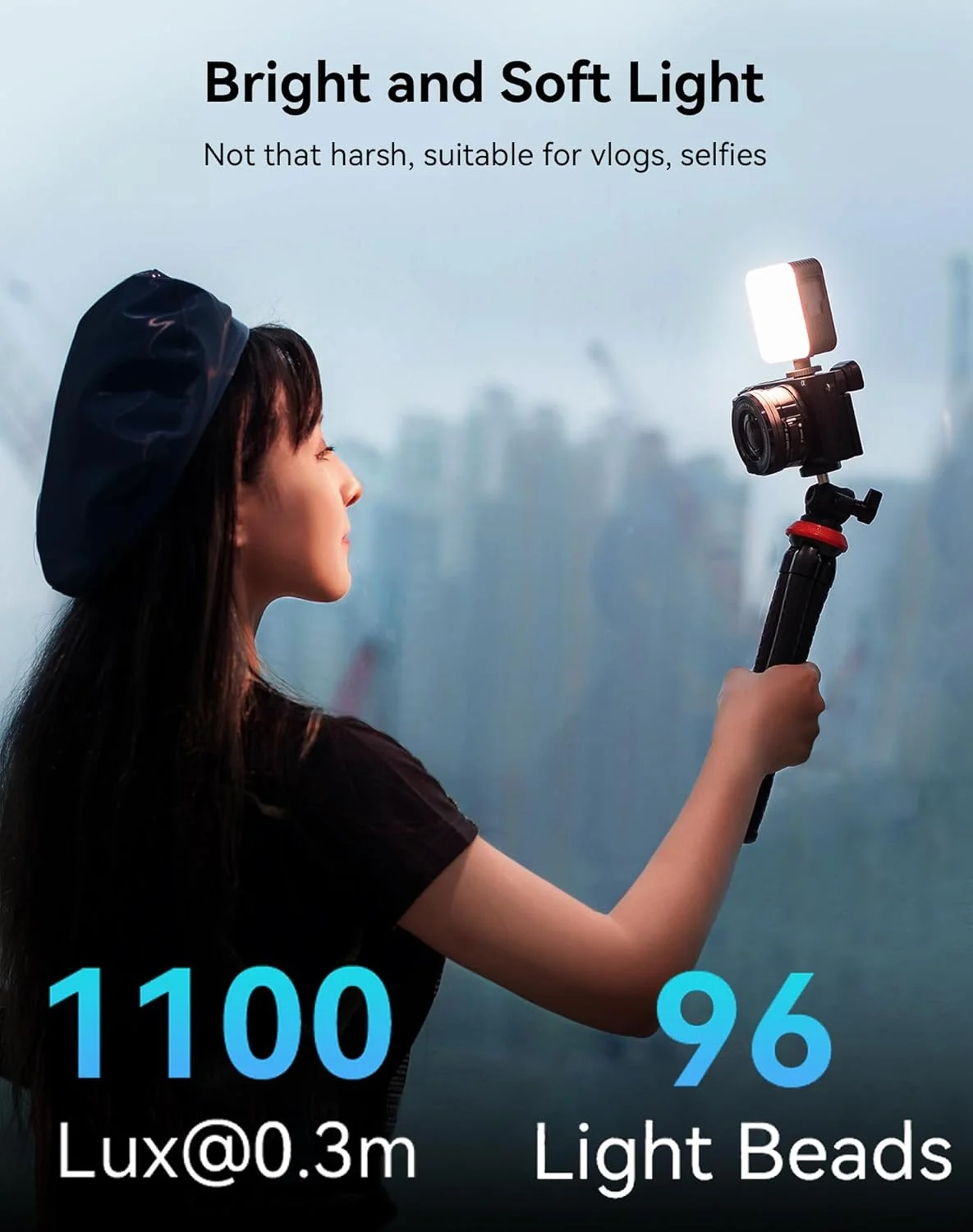 چراغ ویدئویی LED کوچک SmallRig simorr، چراغ های قابل حمل دوربین، 96 مهره LED برای نورپردازی ویدئویی عکاسی، پنل قابل تنظیم 2700-6500K با قابلیت شارژ 2200mAh CRI 95+ با 3 کفشک سرد 3286 چراغ ویدئویی LED کوچک SmallRig simorr، چراغ های قابل حمل دوربین، 96 مهره LED برای نورپردازی ویدئویی عکاسی، پنل قابل تنظیم 2700-6500K با قابلیت شارژ 2200mAh CRI 95+ با 3 کفشک سرد 3286