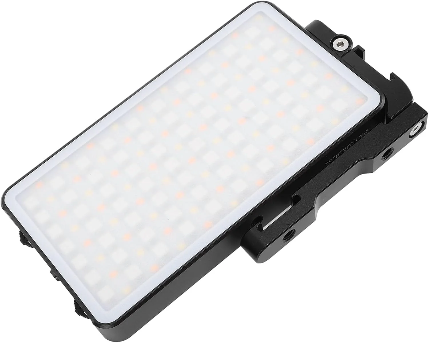 نور ویدئویی RGB با پایه کفشک سرد، 12 وات تمام رنگی 2700 تا 10000 کلوین با قابلیت چرخش 360 درجه، پنل نور LED دوربین برای نورپردازی کنفرانس ویدیویی عکاسی