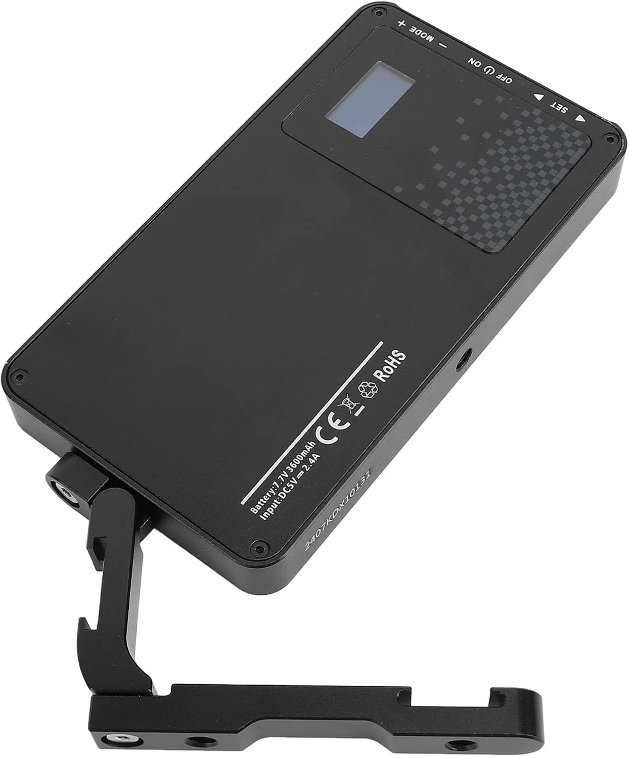 نور ویدئویی RGB با پایه کفشک سرد، 12 وات تمام رنگی 2700 تا 10000 کلوین با قابلیت چرخش 360 درجه، پنل نور LED دوربین برای نورپردازی کنفرانس ویدیویی عکاسی