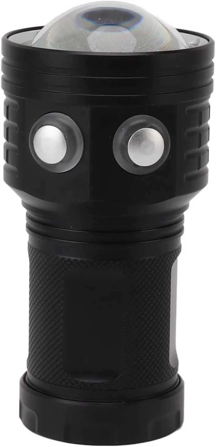 چراغ غواصی فیلمبرداری، ضد آب حرفه ای IPX8 مناسب غواصی تا عمق 100 متر، چراغ فیلمبرداری زیر آب با نور قرمز و آبی