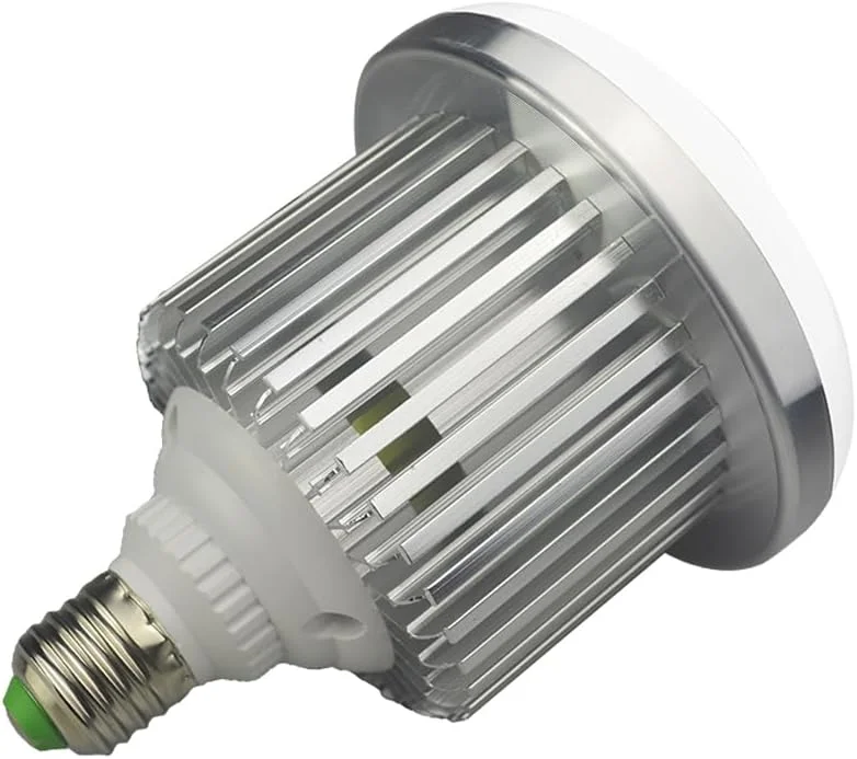 لامپ ال ای دی 95 وات 100-245 ولت E27 مناسب عکس و فیلم، نور روز، لامپ گرم، دو رنگ 3200K-5500K + کنترل از راه دور برای سافت باکس استودیو