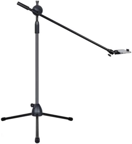 AECAM - پایه نگهدارنده قابل تنظیم گوشی با بازوی بوم + کیت استودیوی عکس/فیلم با نور LED فوق العاده روشن 35 واتی (مجموعه 1)