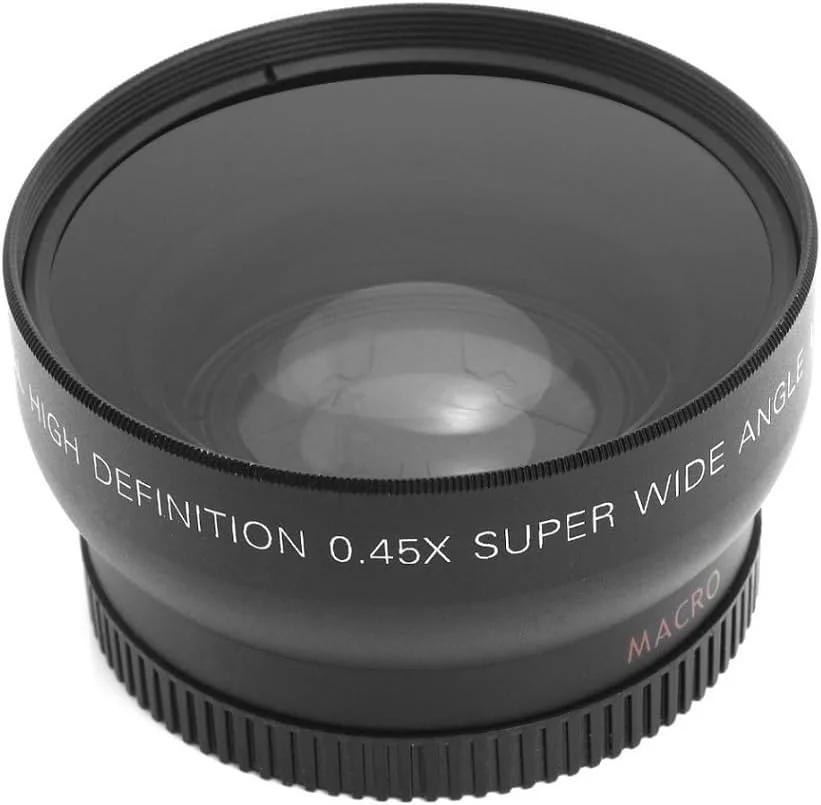 لنز زاویه باز 0.45x و لنز ماکرو Mcoplus با اندازه های 49mm 58mm 52mm برای دوربین های کانن، نیکون، فوجی، سونی و پاناسونیک (58mm)