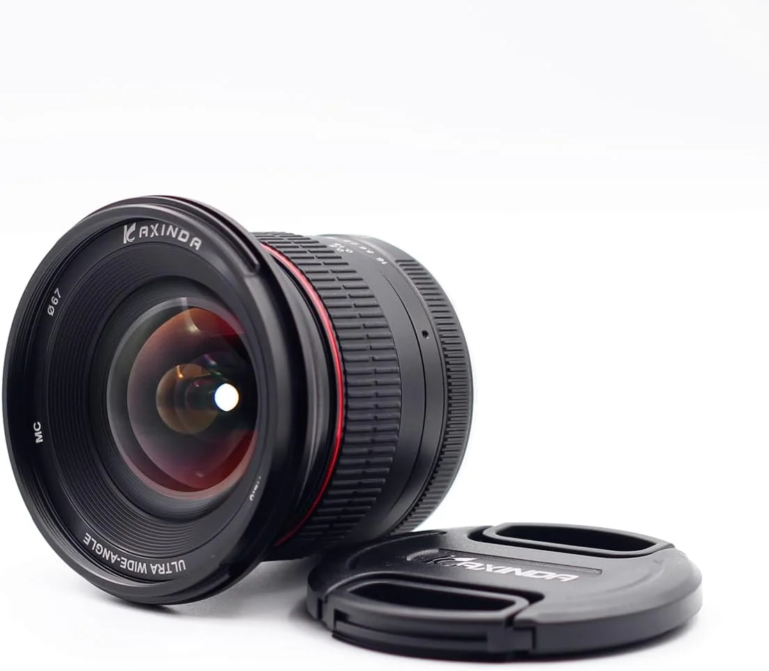لنز زاویه باز 12 میلی‌متری F2.8 دستی KaXINDAs برای دوربین‌های بدون آینه اندروید، فوجی‌فیلم، کانن، المپوس و پاناسونیک f/2.8 (Canon EF-M)
