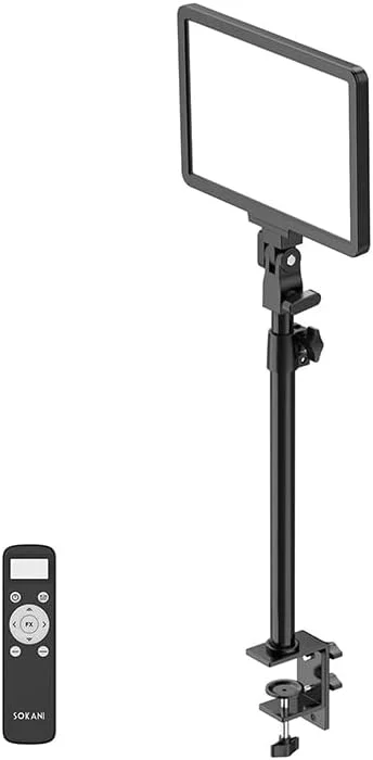 AECAM - پنل نور ویدئویی LED قابل تنظیم Sokani P25، چراغ پرکننده برای نورپردازی عکاسی، پخش زنده، استودیوی عکس، ویدئو، جلسات ورزش های الکترونیکی (بسته 3)