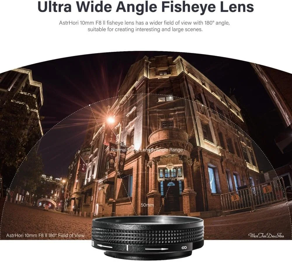 لنز زاویه باز فوق العاده عریض 10 میلی متری AstrHori F8 II - لنز دستی بدون آینه با مانت های E/X/M43/Z/L سازگار با اندروید A7II ZV-E10 Canons RP (مانت L، 10mm F8 II) لنز زاویه باز فوق العاده عریض 10 میلی متری AstrHori F8 II - لنز دستی بدون آینه با مانت های E/X/M43/Z/L سازگار با اندروید A7II ZV-E10 Canons RP (مانت L، 10mm F8 II)