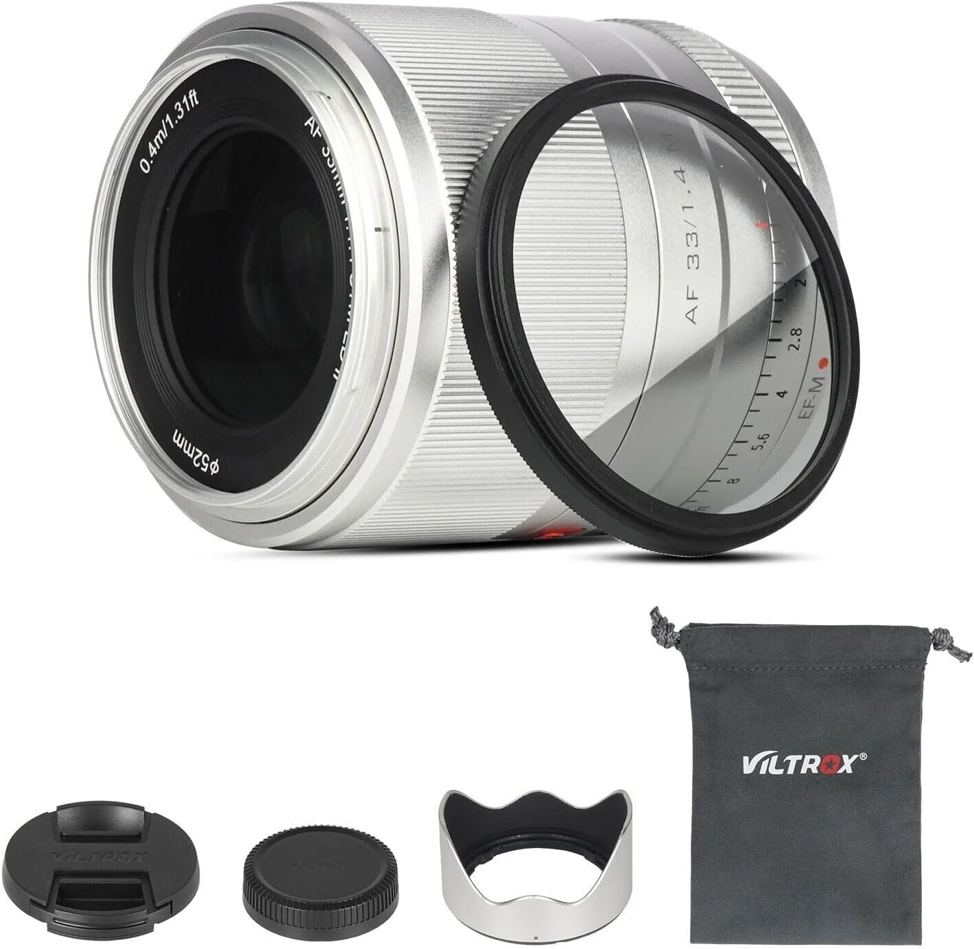 لنز فوکوس خودکار 23mm 33mm F1.4 با زاویه دید فوق عریض برای دوربین های کانن EOS M