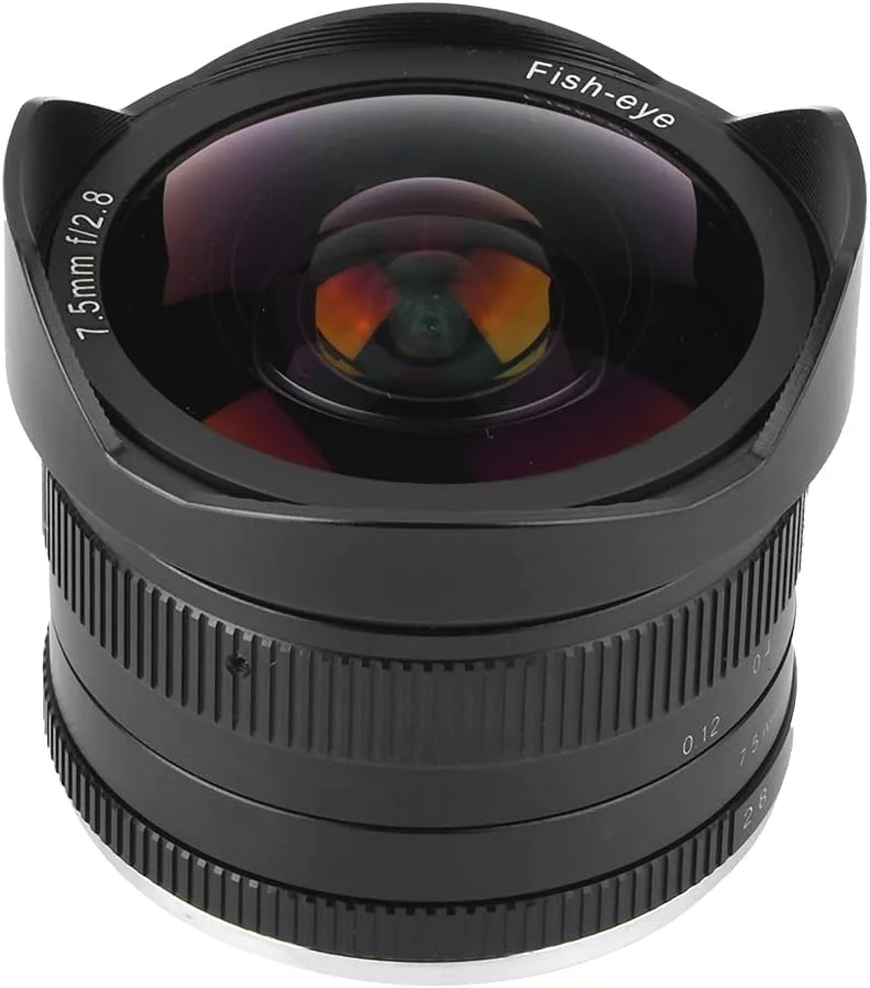 لنز واید انگل SYTR با فوکوس ثابت و پوشش چندگانه، برای دوربین های با مانت E EF-M FX M4/3 (درگاه Canon M) لنز واید انگل SYTR با فوکوس ثابت و پوشش چندگانه، برای دوربین های با مانت E EF-M FX M4/3 (درگاه Canon M)