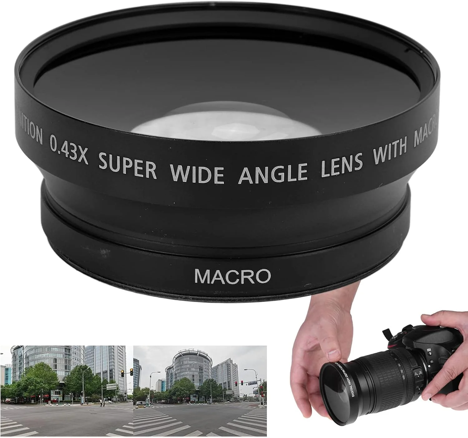 لنز زاویه باز با فوکوس دستی به همراه کیف نگهداری برای فعالیت های خارج از منزل