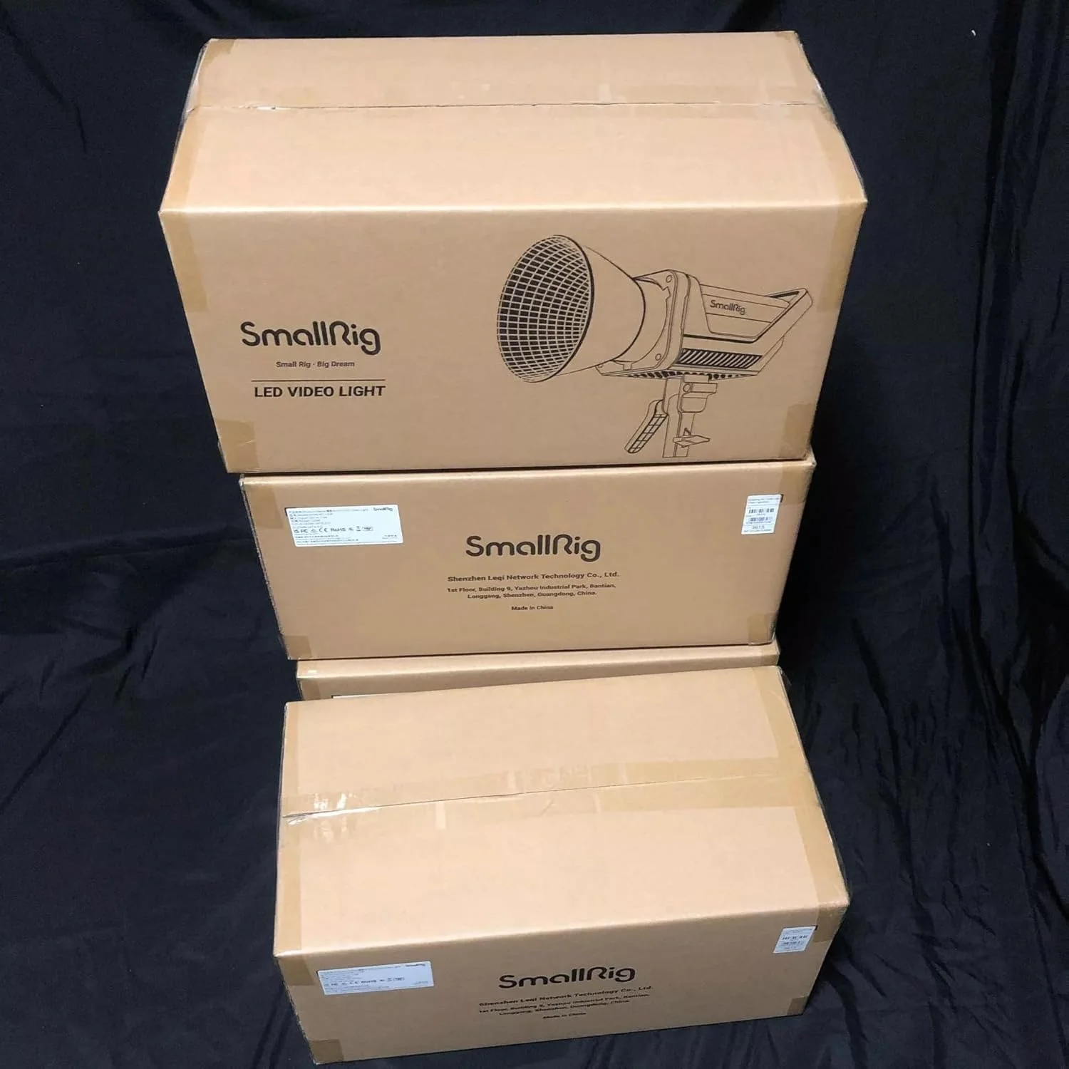 AECAM - نور ال ای دی عکاسی و فیلمبرداری SMALLRIGs 120D 120B RC120D 5600K RC120B دو رنگ 2700-6500K با کنترل از طریق بلوتوث (COB 220B)