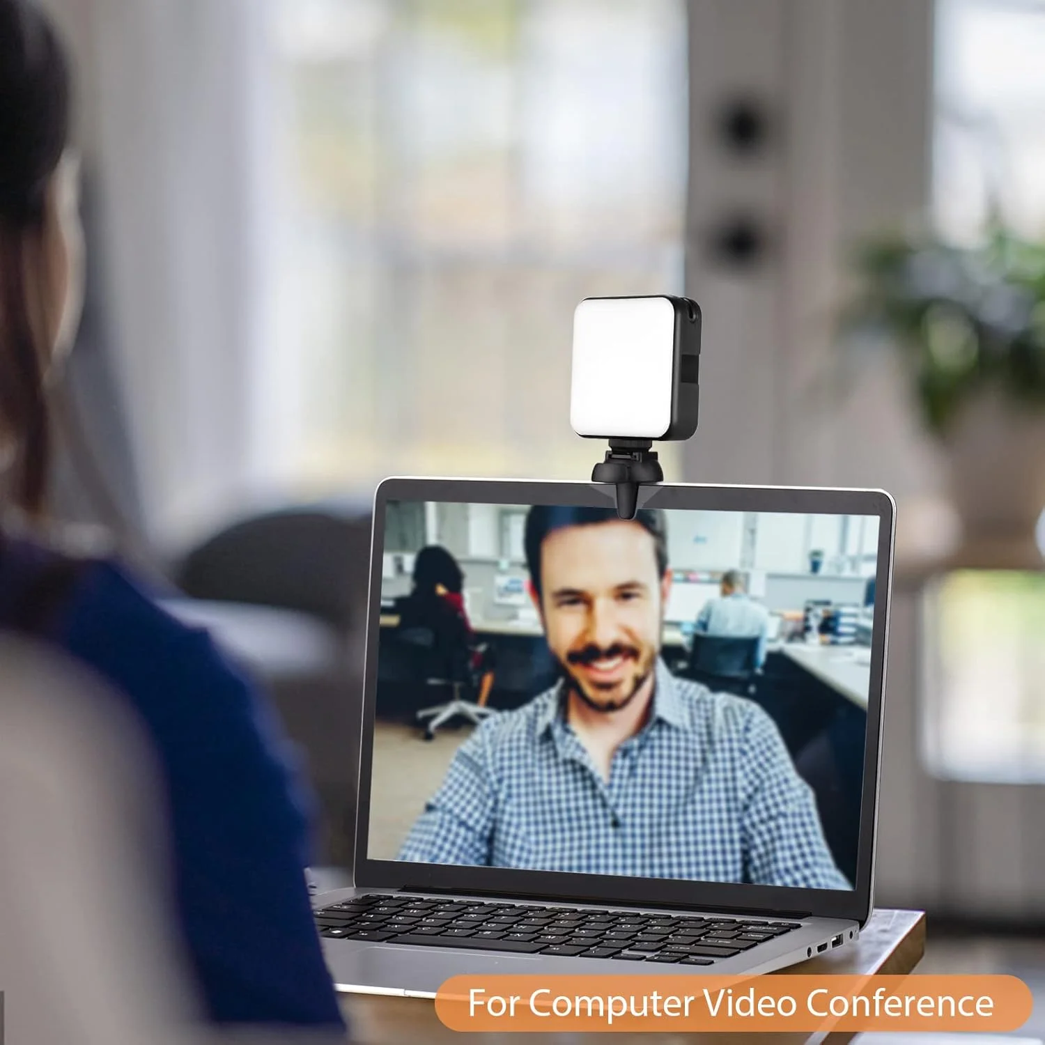 کیت نور ویدئویی LED جیبی RGB آلیسا W64RGB، نورپردازی کنفرانس ویدئویی CRI95+ 2500K-9000K با قابلیت تنظیم نور، 20 جلوه نورپردازی، پشت مغناطیسی با سه پایه رومیزی + هد توپی انعطاف پذیر + نگهدارنده تلفن