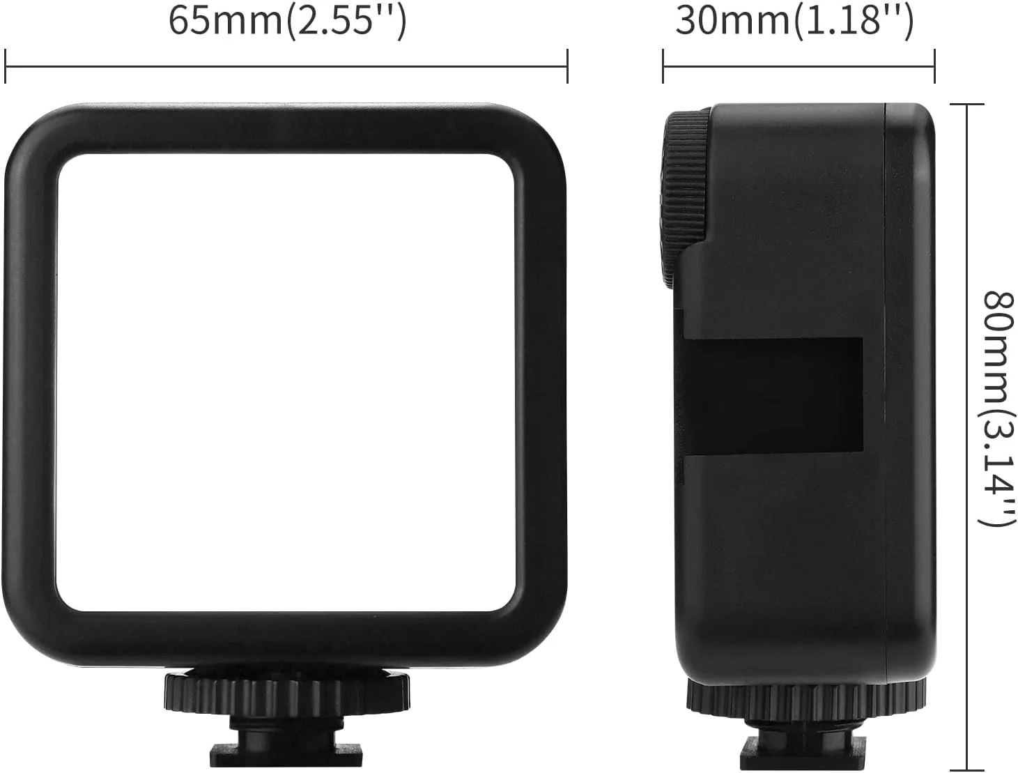 نور دوربین، نور قابل حمل برای عکاسی، نورپردازی کنفرانس ویدیویی، چراغ ویدیویی ال ای دی 2000mAh مدل VL 49C، دمای رنگ دوگانه قابل تنظیم 3000K-6000K، چراغ پرکننده برای عکس و فیلم روشن و غیره.