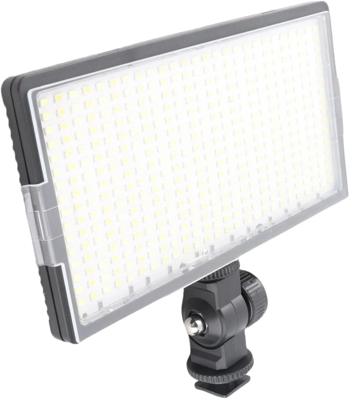 نور ویدئویی LED مدل Asixxsix، نور پرکننده پنل تخت LED با توان 30 وات و 416 عدد LED، روشنایی بالا، زاویه قابل تنظیم، قابل حمل با پایه برای عکاسی، پخش زنده، ضبط ویدئو
