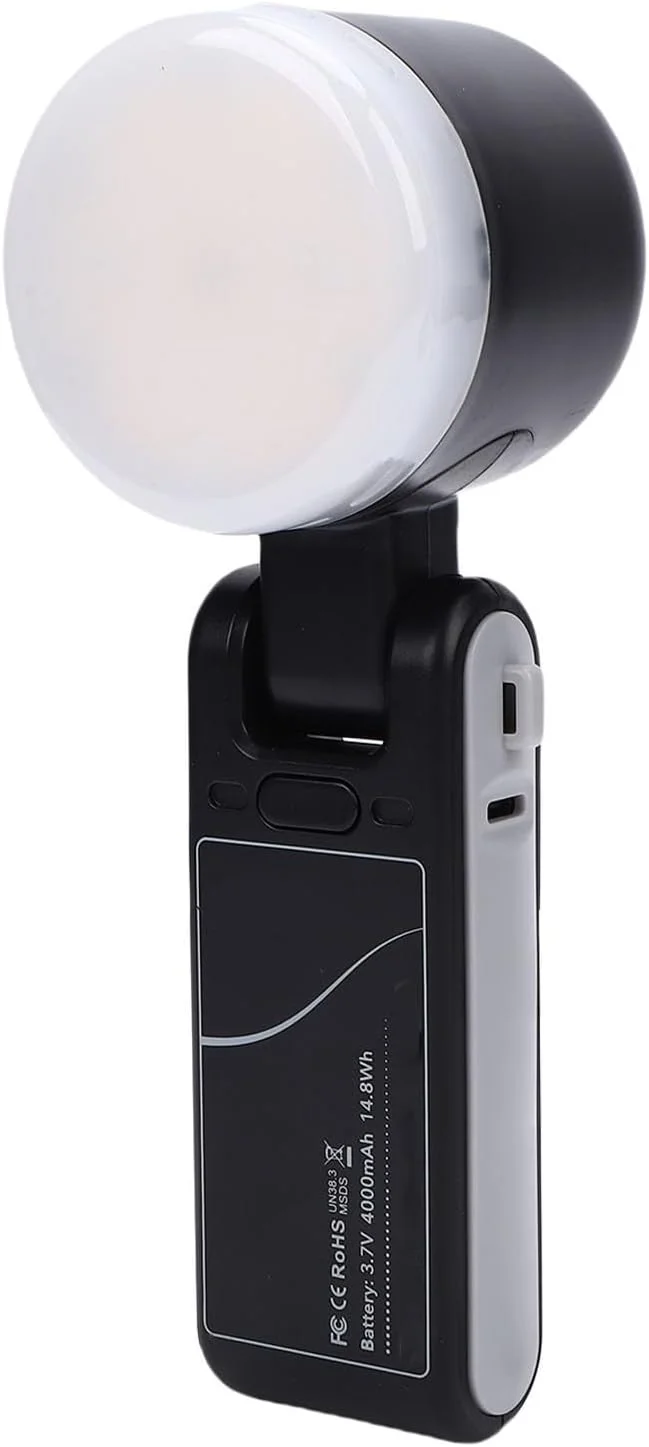 نور پرکننده LED دستی Asixxsix، نور ویدئویی LED 2500K-5600K با 4 سطح روشنایی، چراغ های عکاسی دستی تاشو برای ضبط ویدئو عکاسی استودیویی