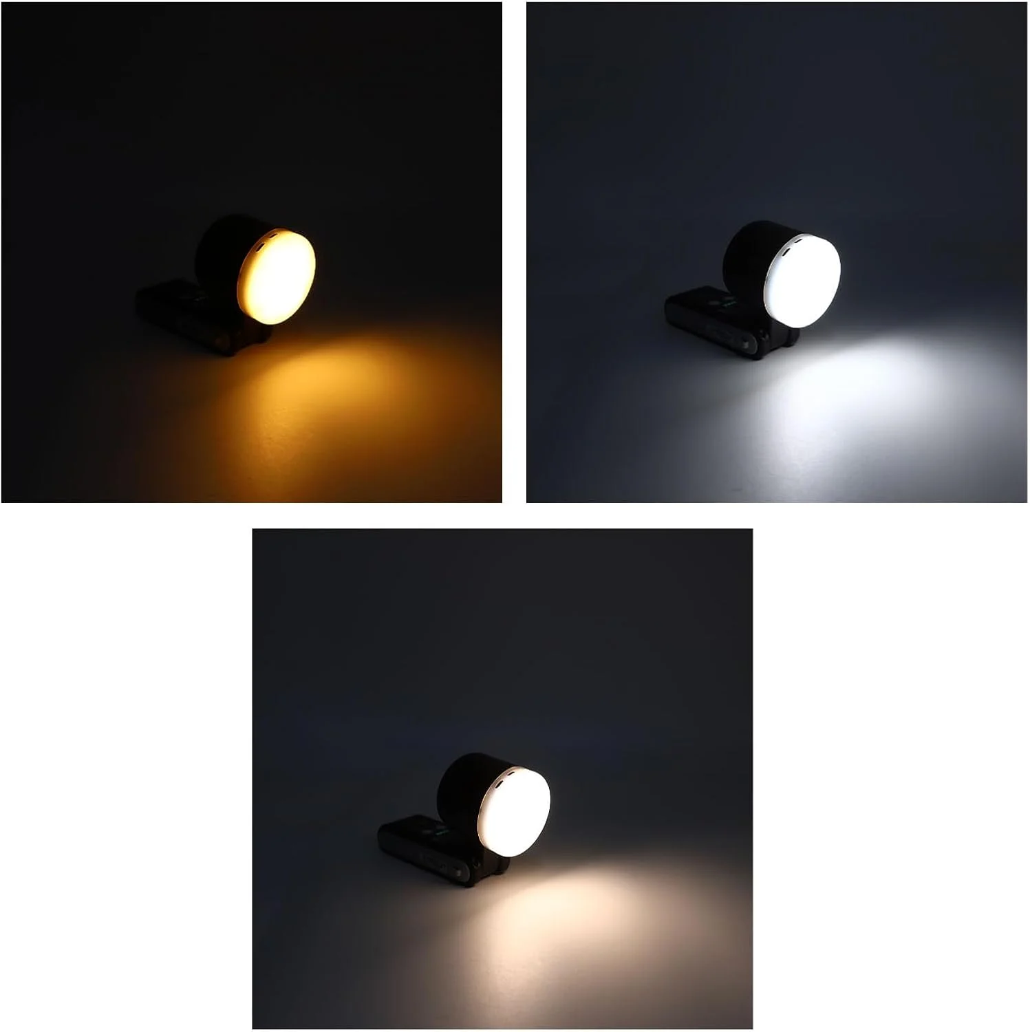 نور پرکننده LED دستی Asixxsix، نور ویدئویی LED 2500K-5600K با 4 سطح روشنایی، چراغ های عکاسی دستی تاشو برای ضبط ویدئو عکاسی استودیویی