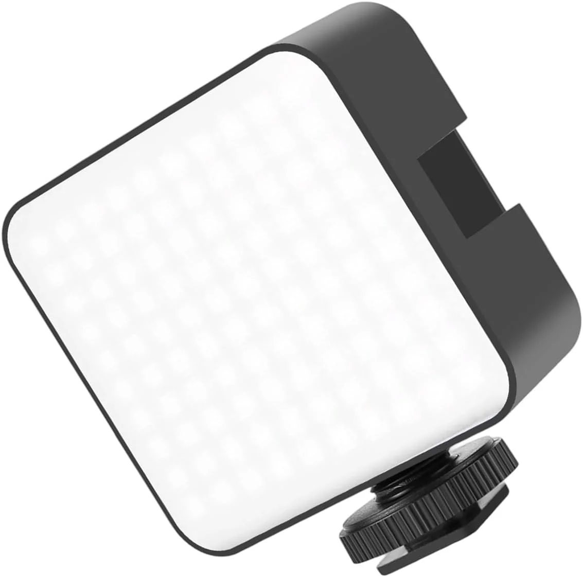 پنل ال ای دی 5 وات با پایه اتصال کفشک سرد، 100 ال ای دی، 240 لومن، تغذیه USB و باتری، نور ال ای دی مینیاتوری مناسب استودیو و دوربین برای عکاسی ماکرو