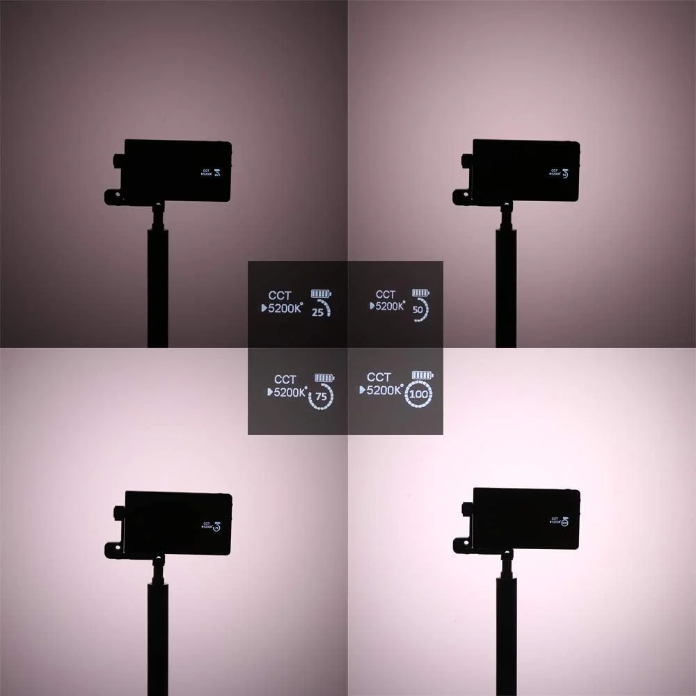 نور ال ای دی رنگی دوربین/فیلمبرداری بولینگ BL-P1، چراغ ویدیویی قابل شارژ جیبی با محدوده رنگی 2500k-8500k، 9 شبیه سازی سناریو رایج Vlog با بدنه آلیاژ آلومینیوم ممتاز