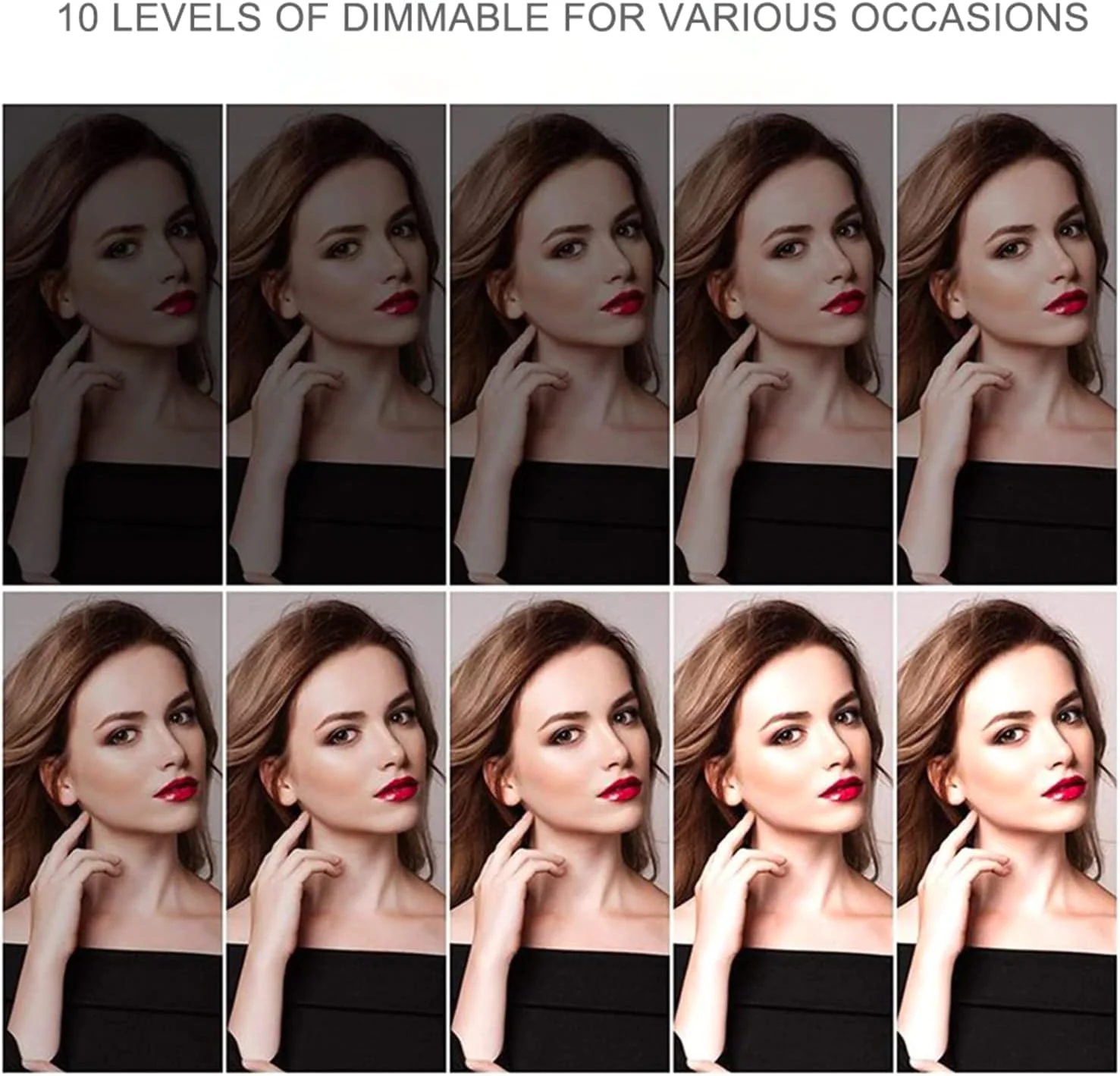 نور ویدئویی LED جیبی با گیره صفحه نمایش برای کنفرانس تلفنی، تبلت، تلفن همراه، نور پرکننده 2500K-9000K، قابل تنظیم، دارای باتری داخلی برای جلسات آنلاین، پخش زنده و سلفی