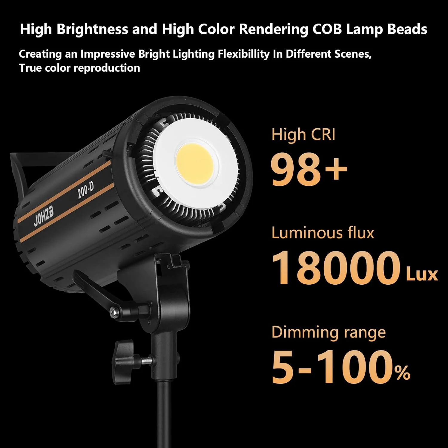 کیت نور ویدئویی 200 وات Padom، نورپردازی مداوم برای عکاسی با سافت باکس و پایه Bowens Mount، نور استودیویی با برنامه تلفن همراه برای عکاسی، ویدیوهای یوتیوب و ضبط فیلم (مجموعه 2 عددی)