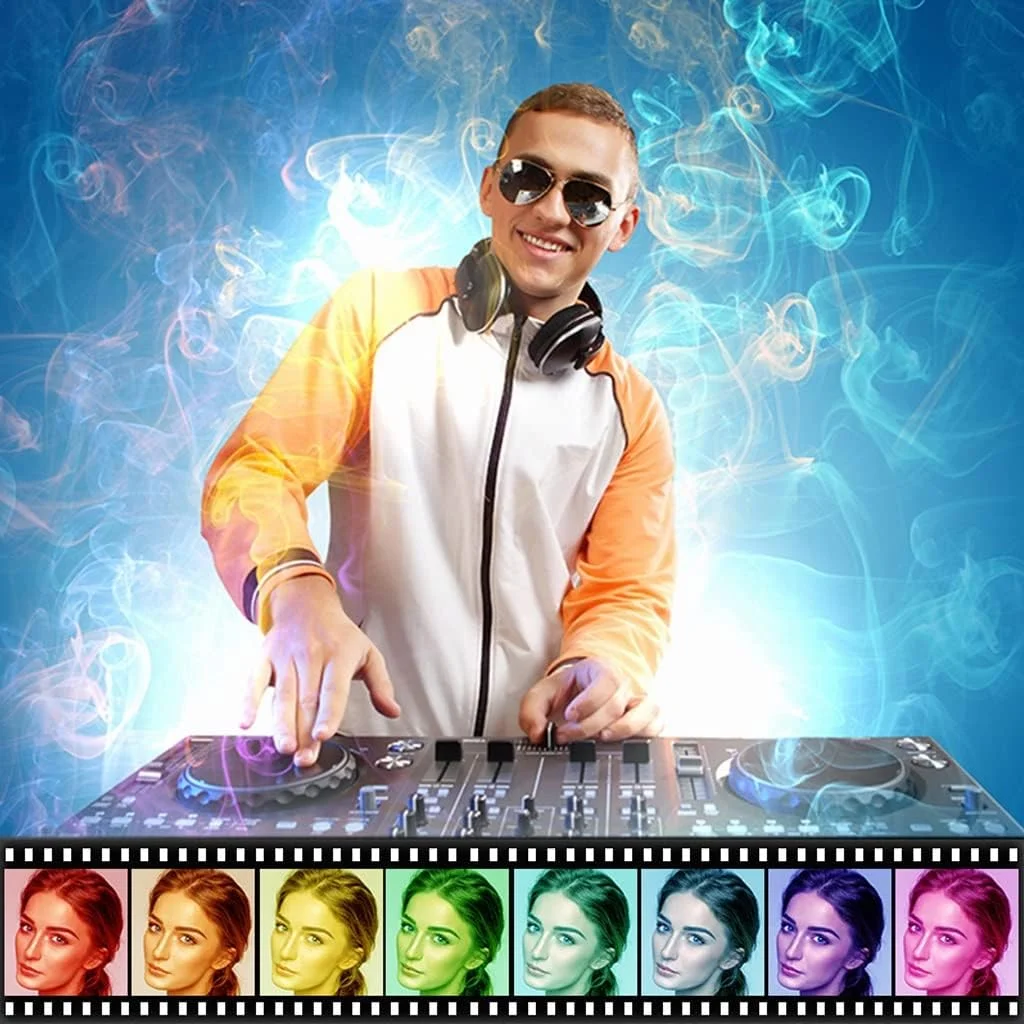 چراغ LED RGB میله ای برای ویدیو با کنترل از راه دور، کیت نورپردازی استودیویی با 7 جلوه نوری، لوله نور دستی برای نورپردازی تکمیلی ویدیو در استودیو