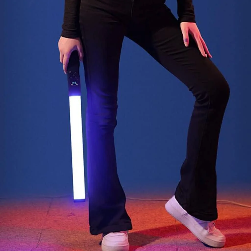 چراغ LED استیکی تمام رنگی با کنترل از راه دور، قابل تنظیم، قابل شارژ، صرفه جویی در انرژی، نور پرکننده، قابل تنظیم نور، عمر طولانی، مناسب عکاسی