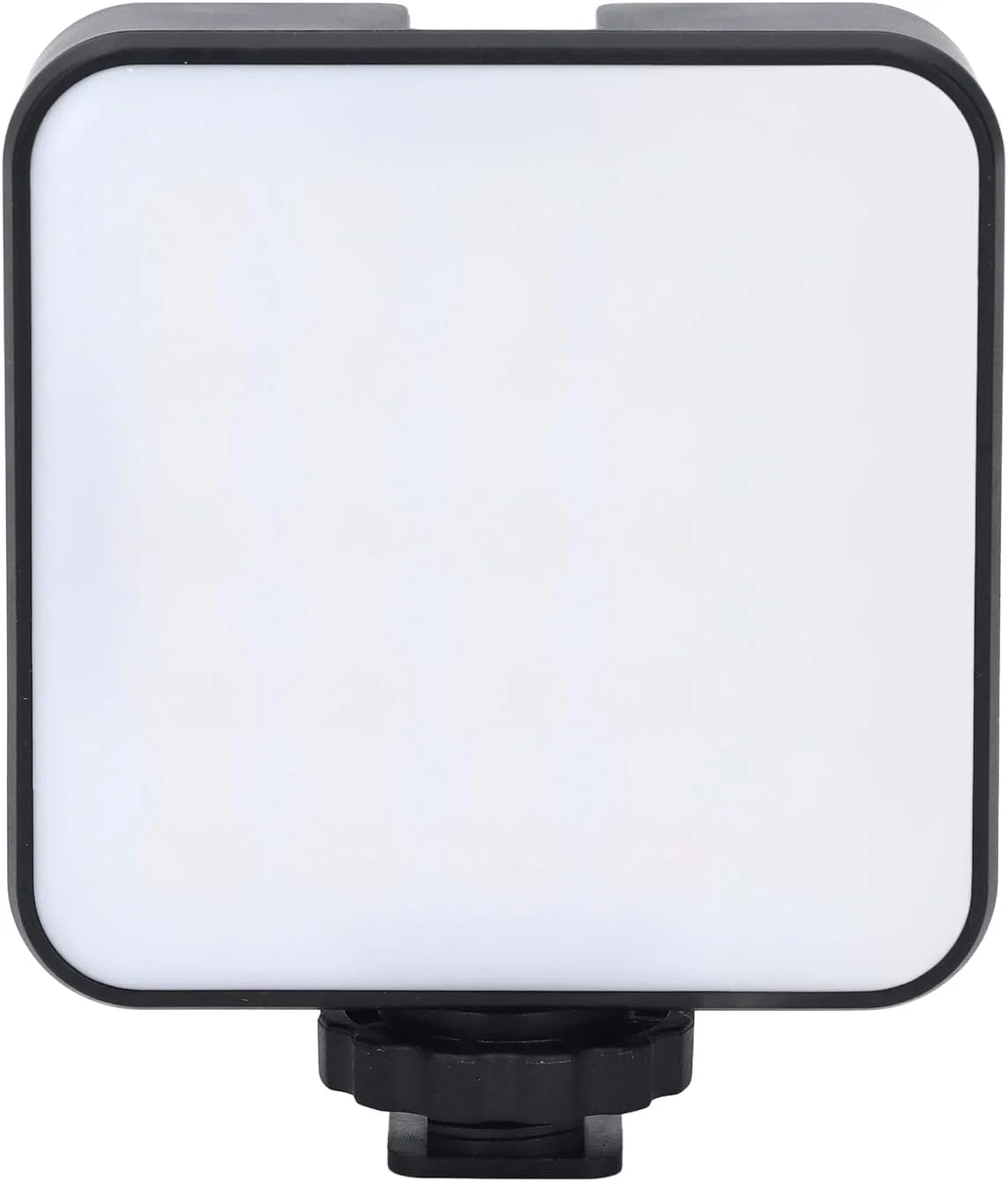 نور ال ای دی دوربین RGB با 8 سطح تنظیم روشنایی، CRI 95+ 3000-6500K برای فیلمبرداری تجاری ABS/مشکی (مشکی)