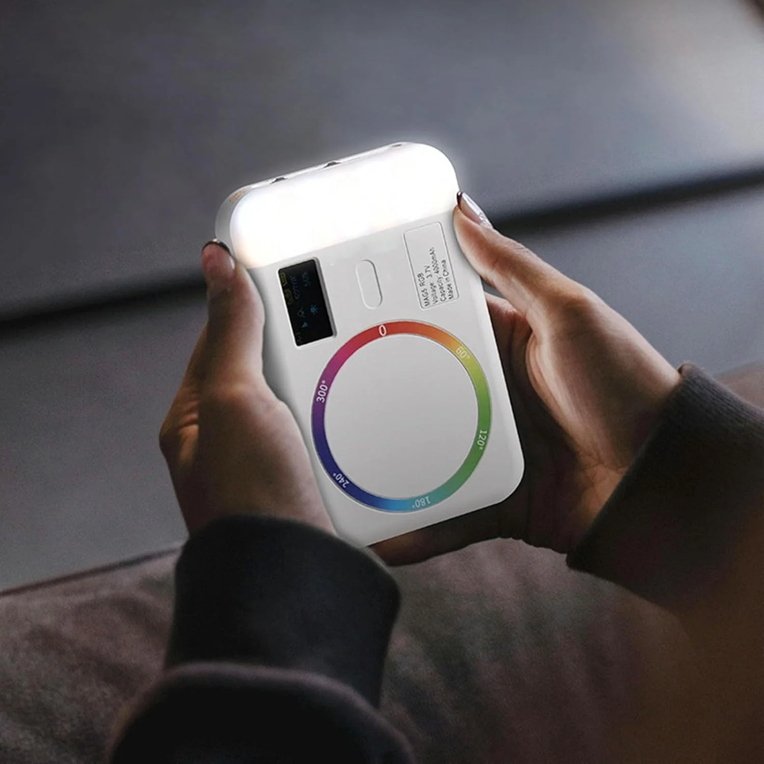 نور ال ای دی دوربین Cryfokt، نور ویدئویی RGB مغناطیسی 2500 تا 9000K با 26 جلوه ویژه برای پخش زنده