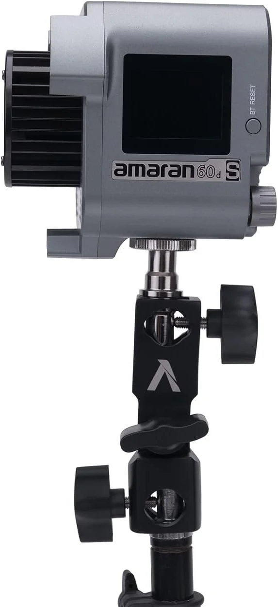 نور ویدئویی LED روز Amaran 60d S 60d-s 60ds 65w، CRI 96+ TLCI 99+، LED استودیویی با مانت بوئنز، کنترل برنامه بلوتوث، 8 جلوه نورپردازی داخلی برای پخش زنده و فیلمبرداری (ارتقاء 60d)