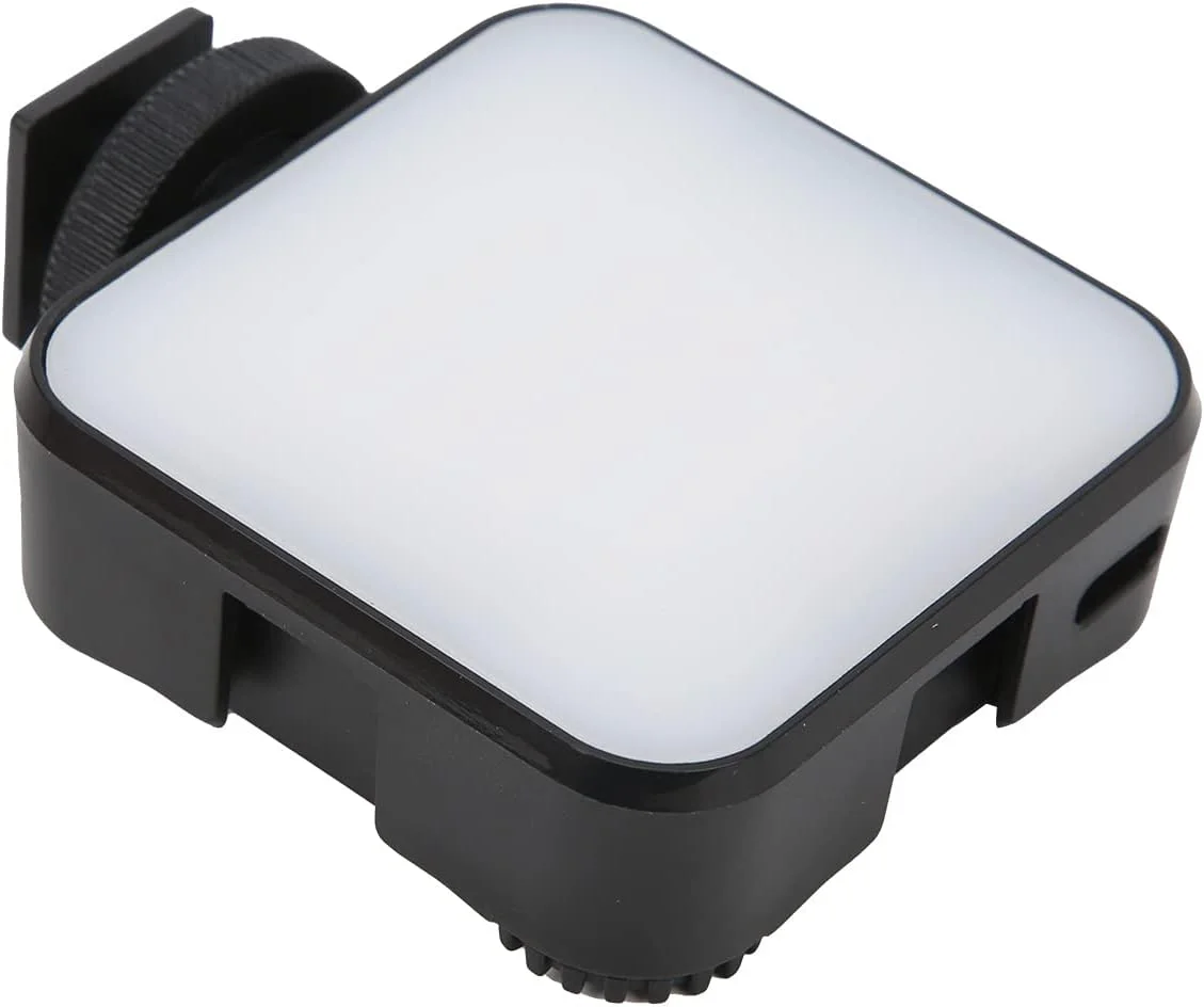 چراغ LED کوچک دوربین Denash، نور LED با رندرینگ رنگ خوب برای نورپردازی کنفرانس ویدیویی، ضبط ویدیو، عکاسی و نورپردازی زوم