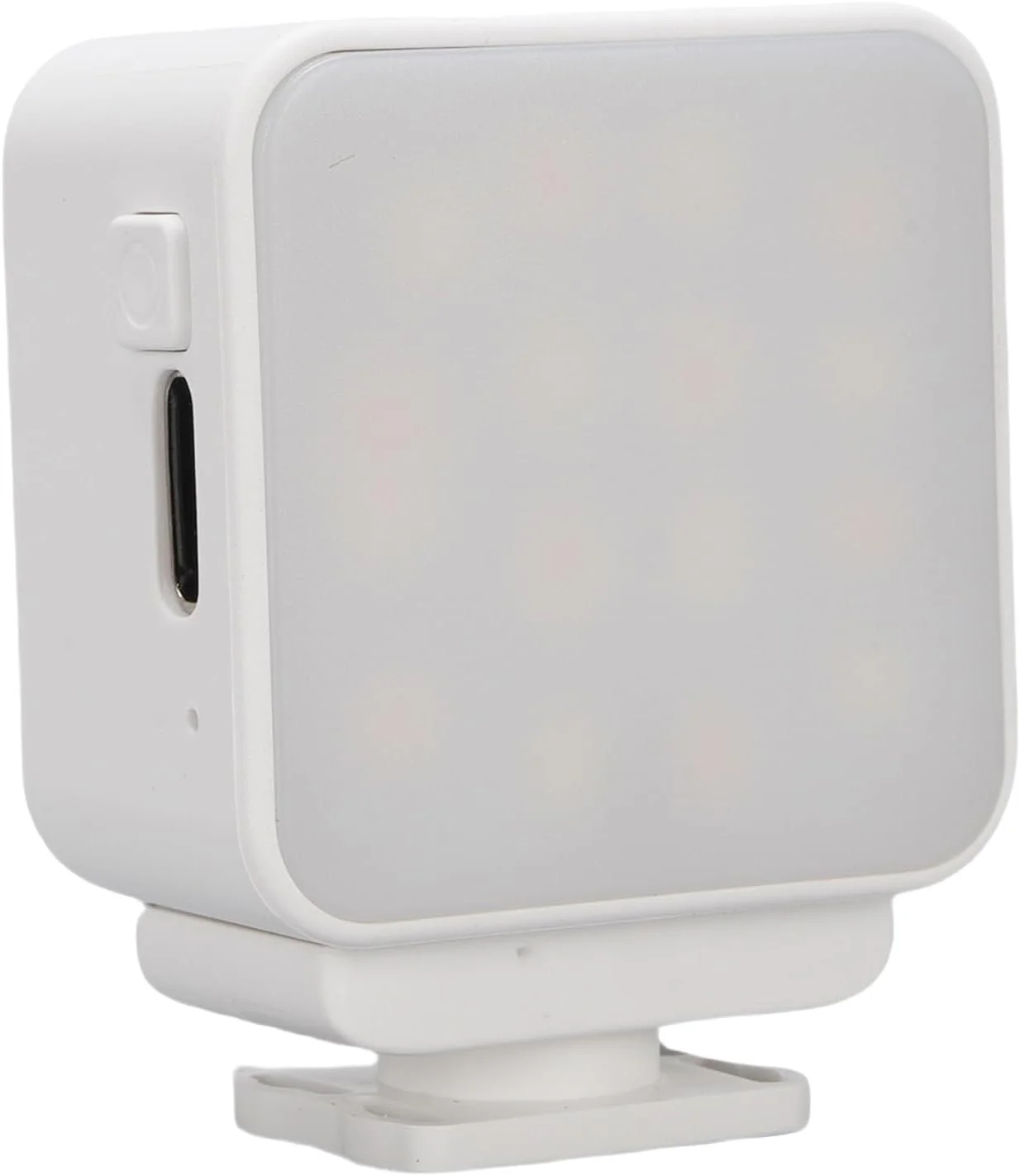 نور مکمل مغناطیسی برای دوربین DJI Pocket 3، نور کمکی مغناطیسی با سوراخ پیچ 1/4 اینچی و مانت کفشک سرد، چراغ ویدئویی مینی LED دوربین اکشن (سفید)