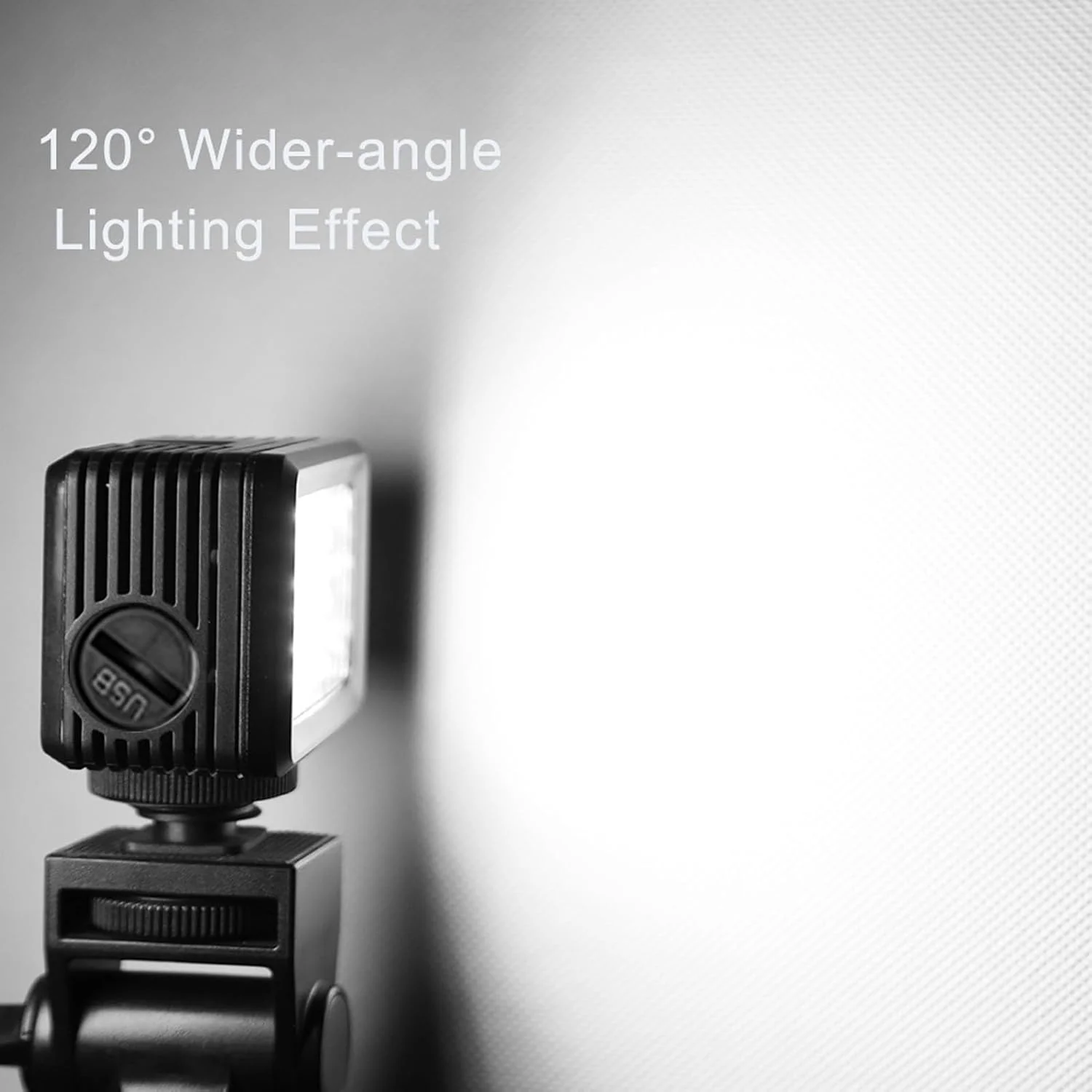 چراغ ویدئویی LED Denash، ضد آب تا عمق 40 متر، چراغ های قابل حمل دوربین، 2700K تا 5600K، چراغ عکس، چراغ های ویدئویی دوربین برای عکاسی پخش زنده