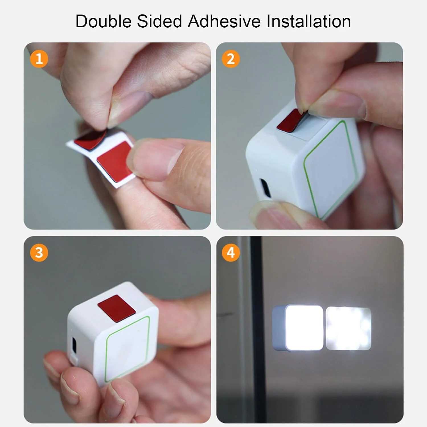 نور مکمل مغناطیسی برای دوربین DJI Pocket 3، نور کمکی مغناطیسی با سوراخ پیچ 1/4 اینچی و مانت کفشک سرد، چراغ ویدئویی مینی LED دوربین اکشن (سفید)