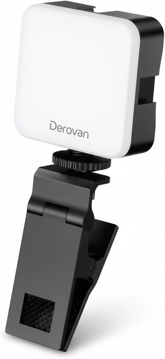 نور پرکننده ویدئویی ال ای دی PK-79 – چراغ سلفی گیره ای قابل حمل با تغذیه USB، دارای 49 ال ای دی، تنظیمات 3200–5600 کلوین، 10 سطح کم نور شدن، آماده نصب 1/4 اینچی