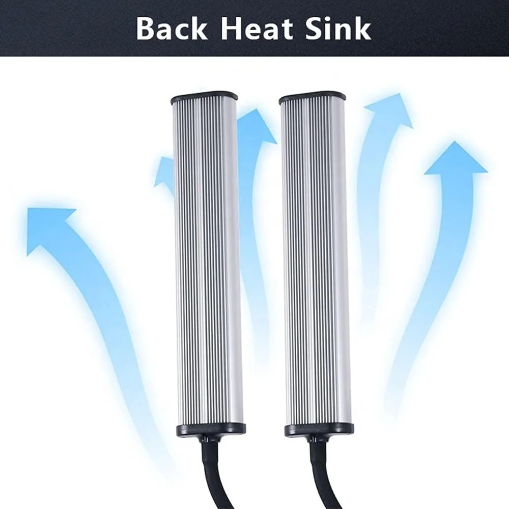 نور ویدئویی LED با بازوهای انعطاف پذیر، نور پرکننده عکاسی 3200K-5600K با قابلیت تنظیم نور به همراه 2 عدد نگهدارنده تلفن انعطاف پذیر + پایه نور فلزی 1.6 متری برای پخش زنده، ولاگ، پرتره عروسی و محصول