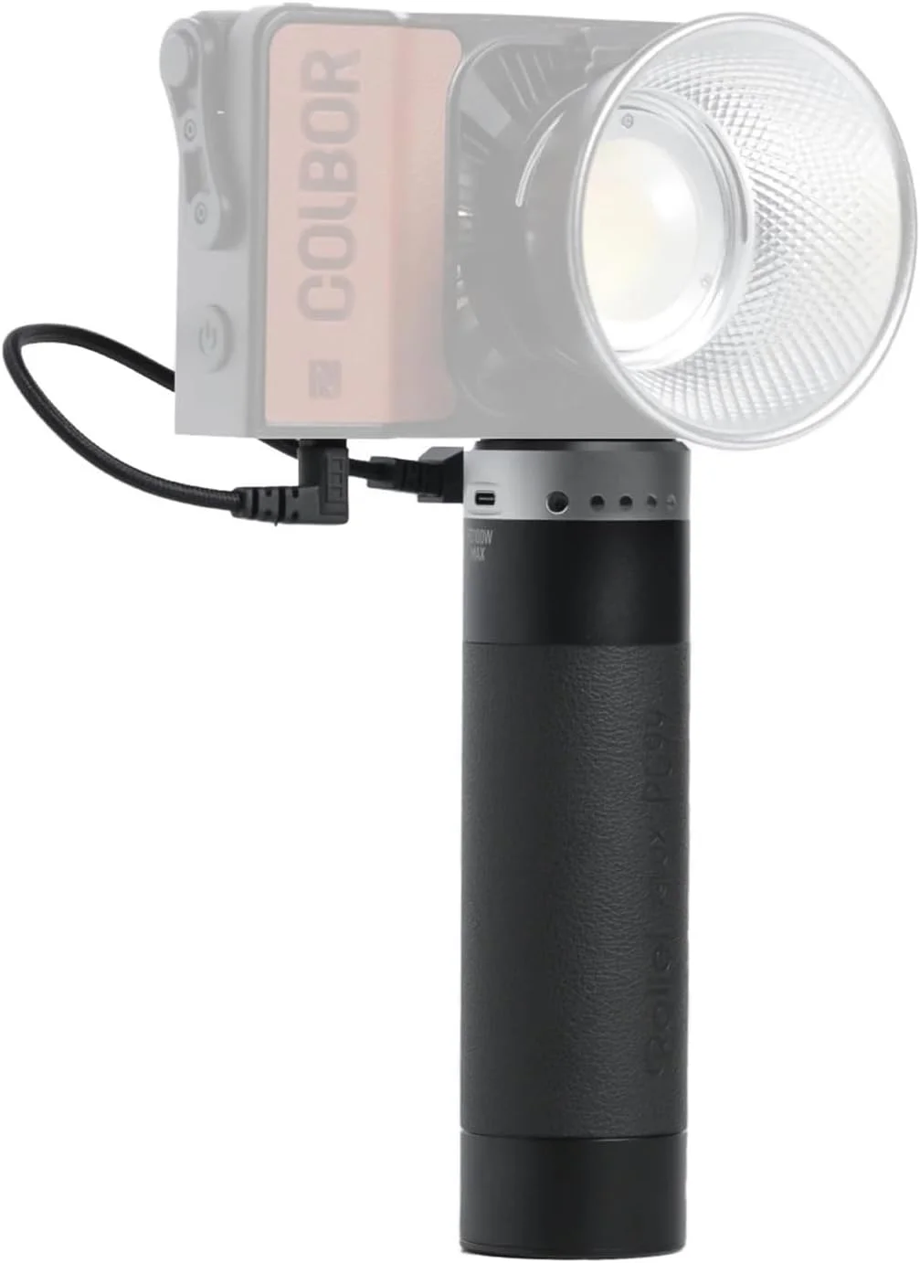 گریپ باتری Fawoonu PG99 98WH با پیچ 1/4 اینچی، رابط D-Tap Type-C، باتری داخلی با ظرفیت بالا، منبع تغذیه برای لامپ ویدئویی CL60 CL100 W60 W100