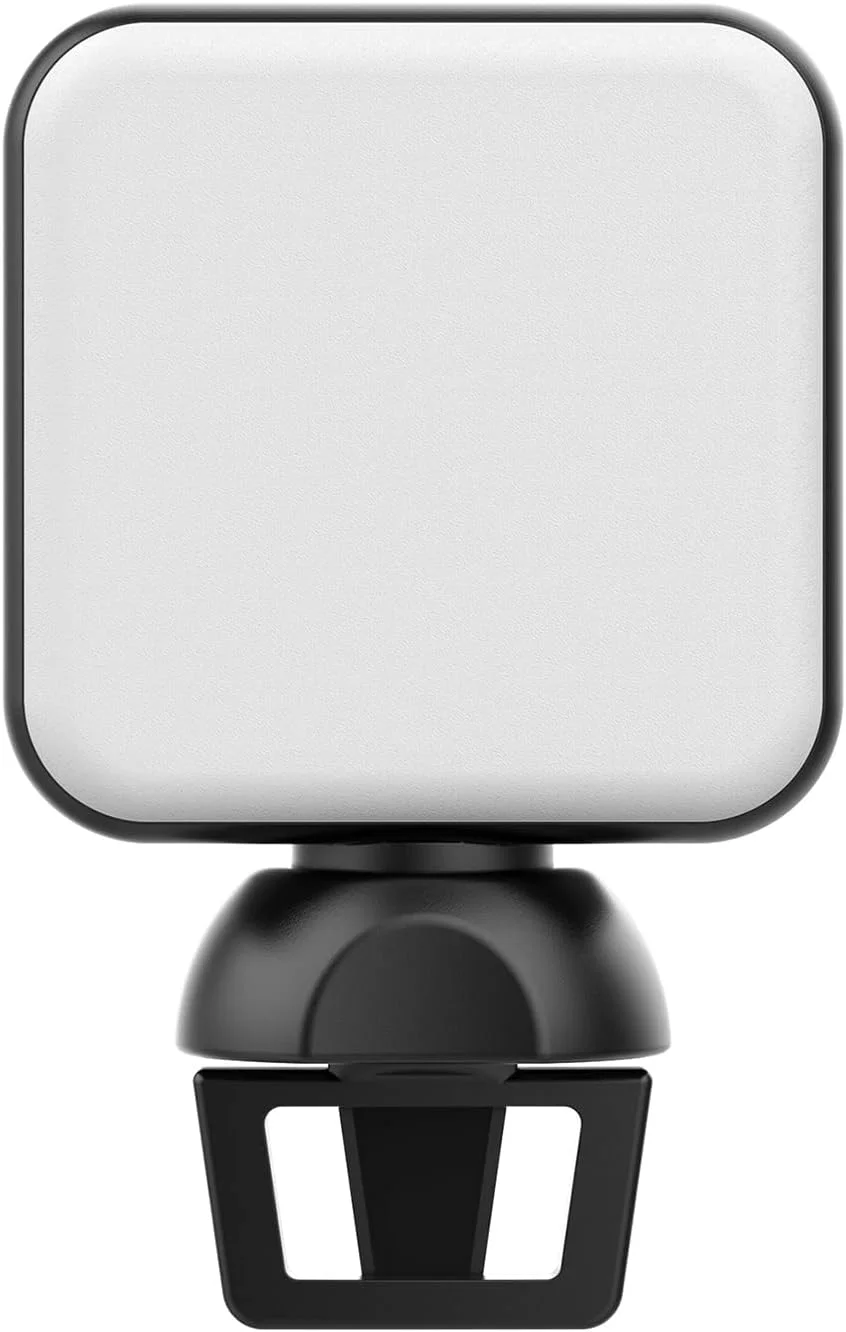 نور ویدئویی LED Fawoonu با گیره، 4 وات، 5600K، روشنایی نور روز، حالت SOS با قابلیت تنظیم نور، دارای باتری داخلی 1200mAh برای لپ تاپ، تبلت، تلفن، چت ویدئویی، آموزش آنلاین، از راه دور