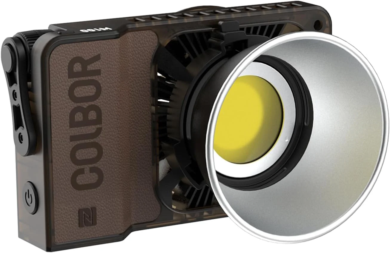 نور ویدئویی LED جیبی Fawoonu W100، نور پرکننده عکاسی 2700K-6500K با قابلیت تنظیم نور و کنترل از طریق اپلیکیشن برای تولید محتوای ویدیویی و پخش زنده