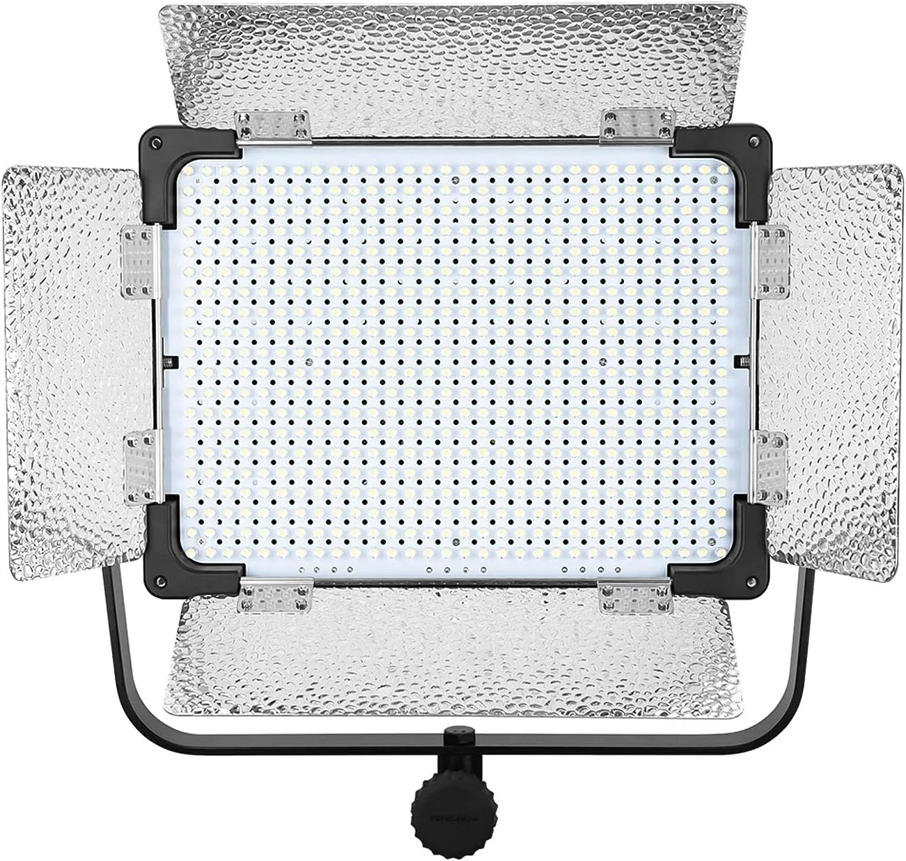 نور ویدئویی حرفه ای 600 LED مدل Fawoonu YN6000 با دمای رنگ 5500K به همراه سافت باکس برای مصاحبه استودیویی و عکاسی