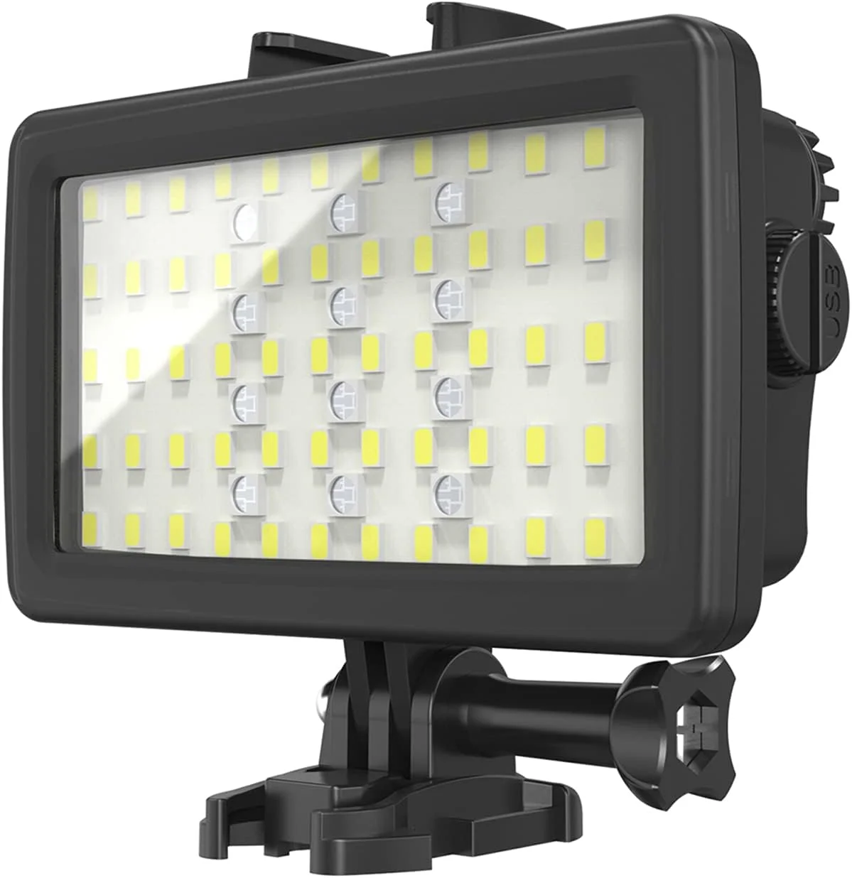 چراغ LED فیلمبرداری ضدآب Fawoonu SL-20 RGB با 8 حالت نورپردازی CRI95، نور قابل تنظیم IPX8، باتری داخلی 40M برای غواصی، شنا، عکاسی و فیلمبرداری زیر آب